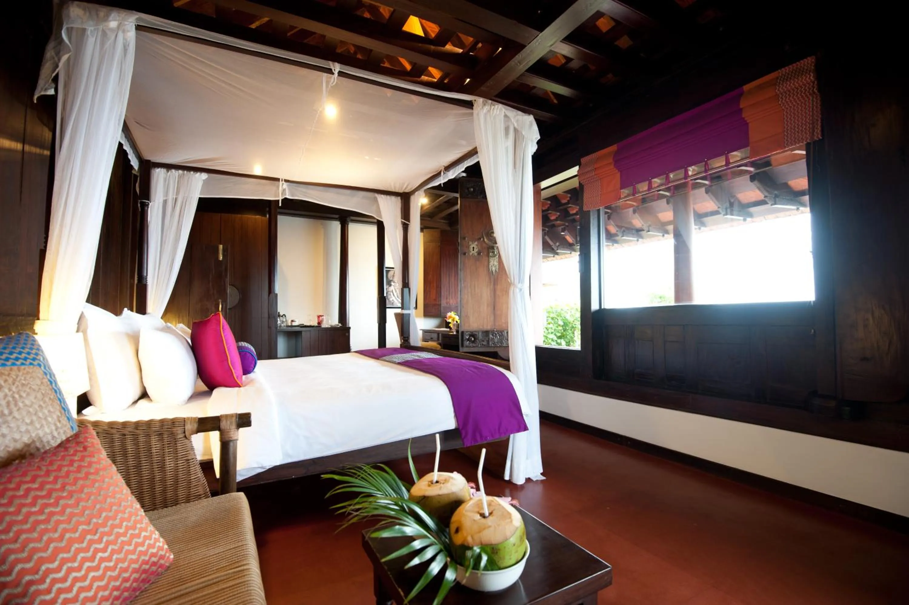 Heritage Premium Double Room with Sea View in Niraamaya Wellness Retreats, Surya Samudra, Kovalam