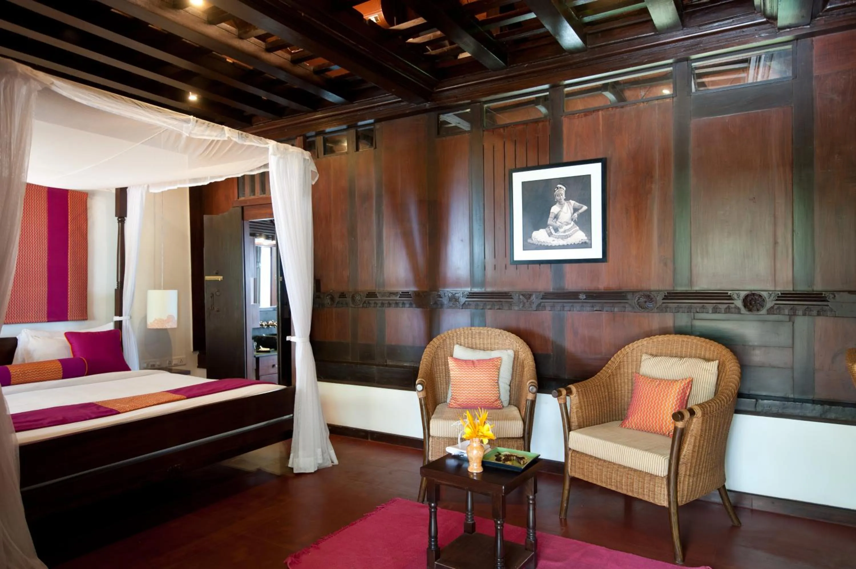 Heritage Superior Double Room with Partial Sea View  in Niraamaya Wellness Retreats, Surya Samudra, Kovalam