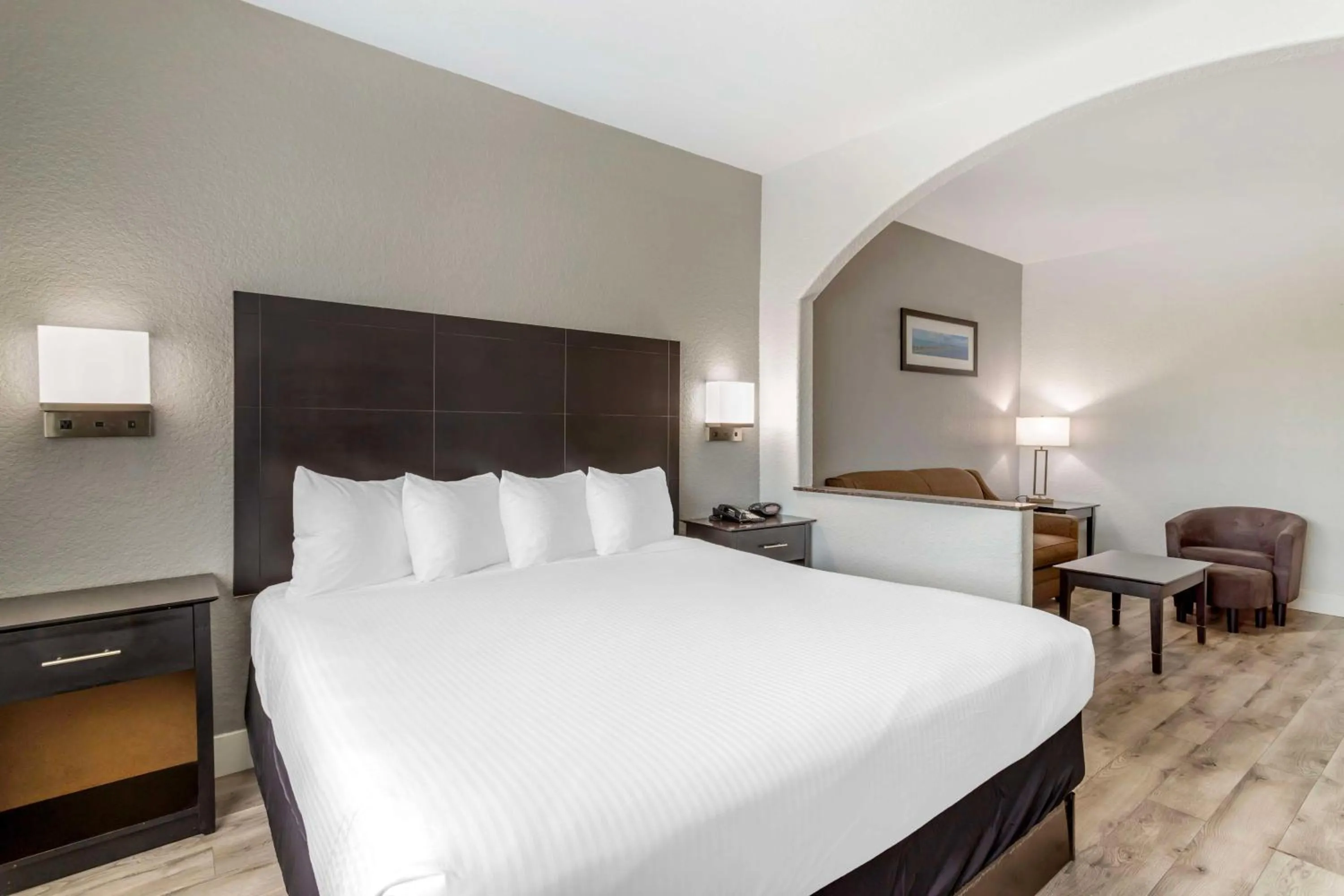 King Suite with Sofa Bed and Bathtub - Disability Access in Best Western Texas City I-45