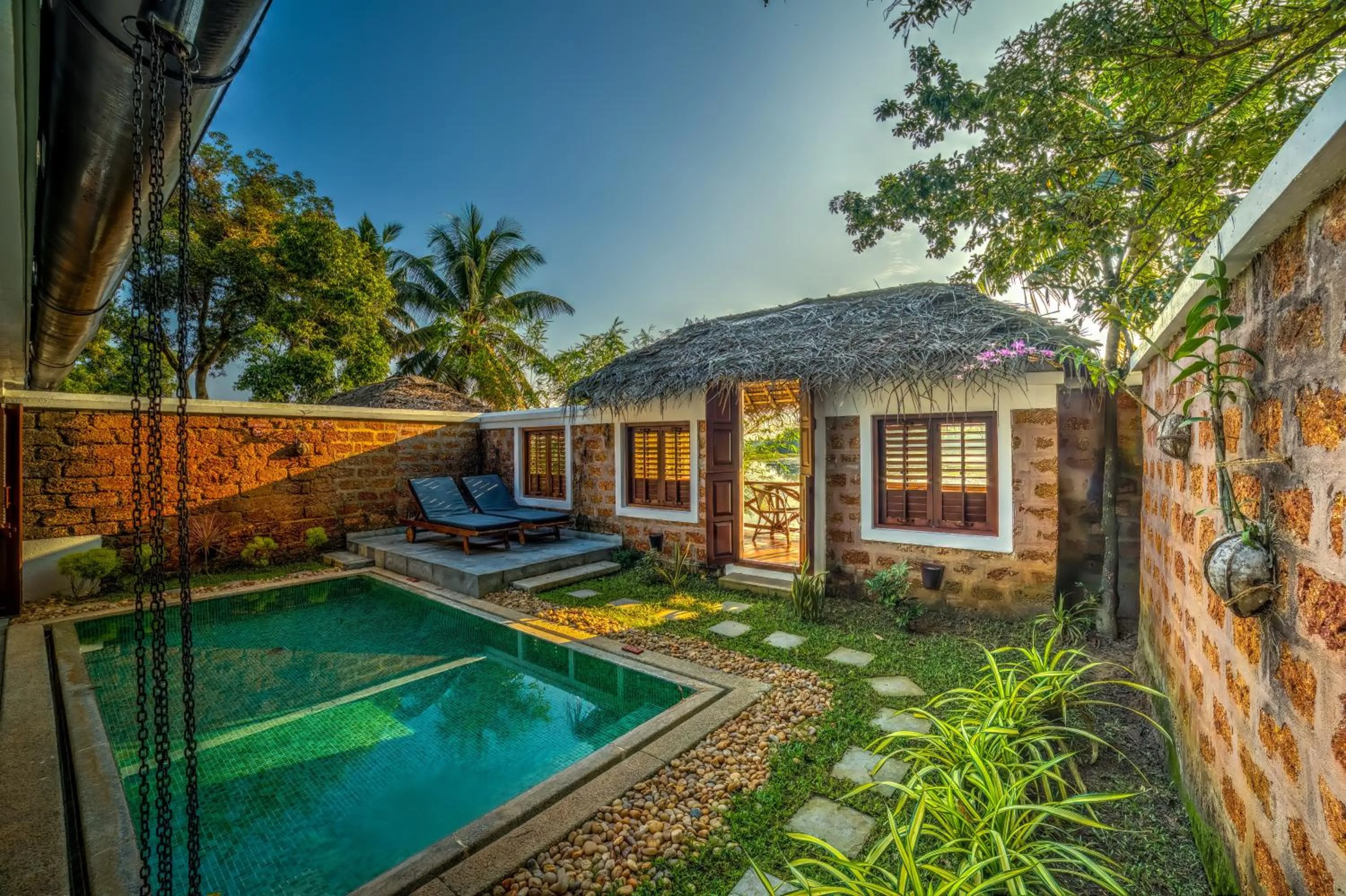 Lake Front Villa with Private Pool - Complimentary one-hour Sunset cruise (subject to weather conditions) in Coconut Lagoon Kumarakom - A CGH Earth Experience