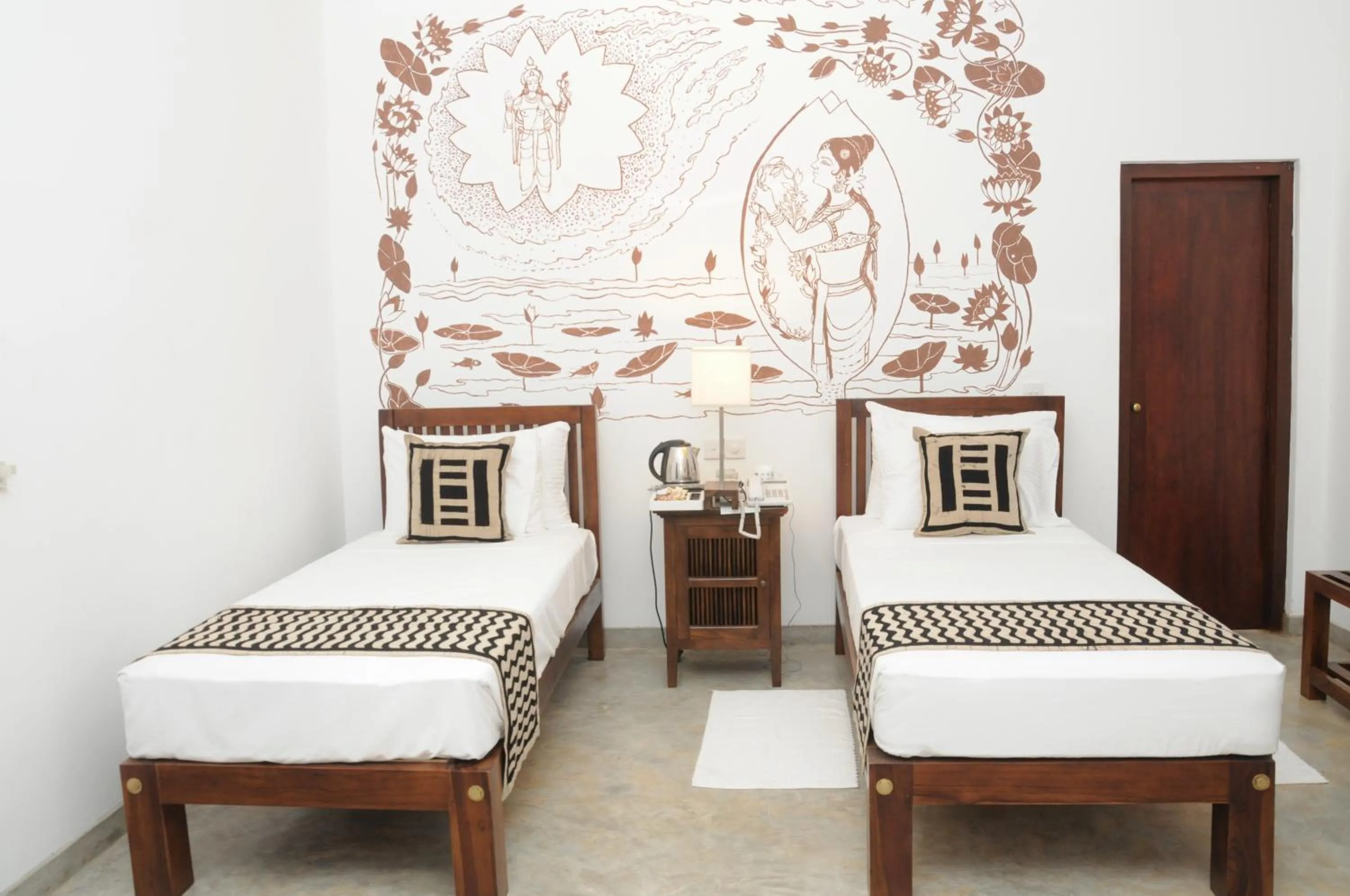Twin Room in Jaffna Heritage Villa