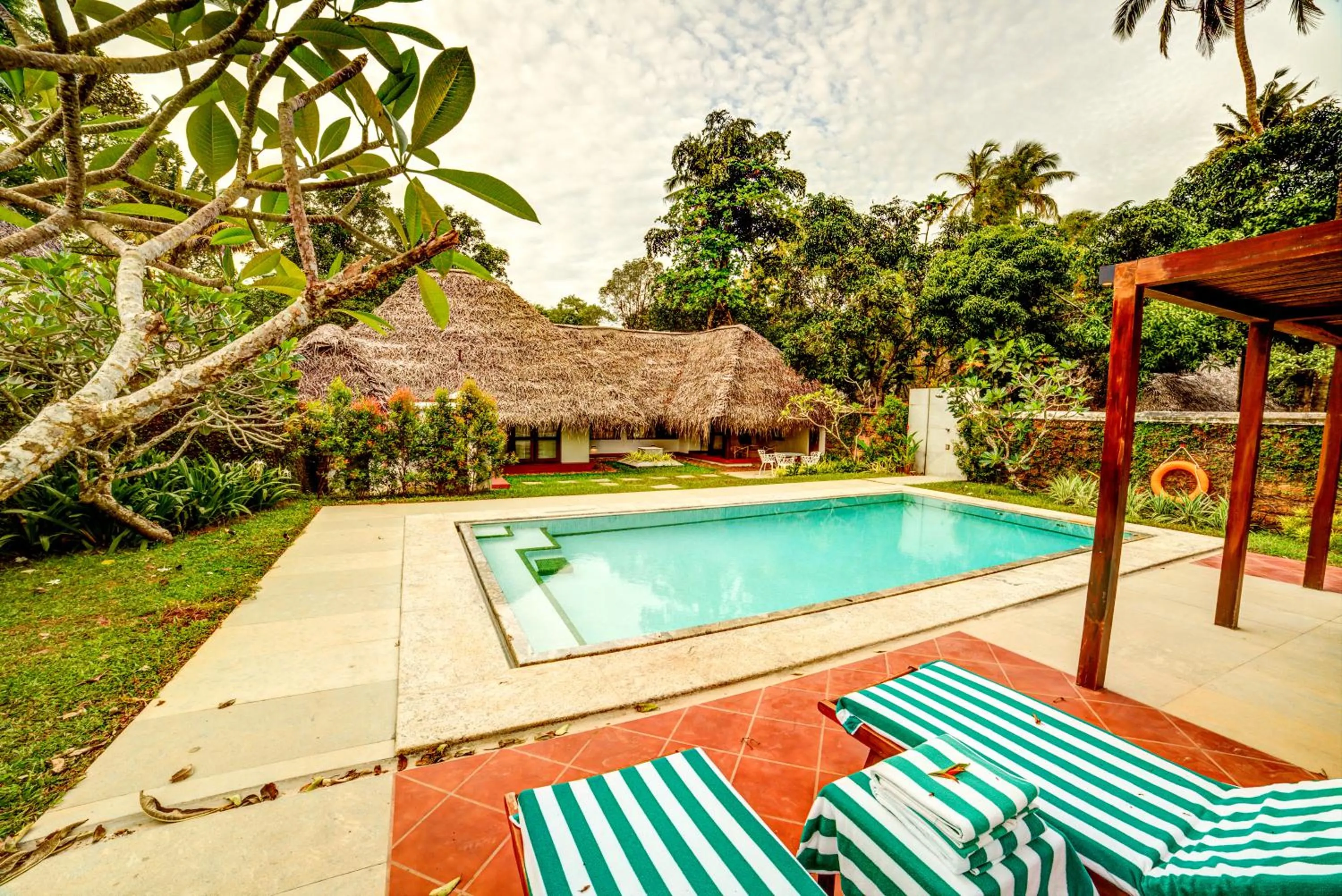 Deluxe Garden Villa with Private Pool in Marari Beach Resort Alleppey - A CGH Earth Experience