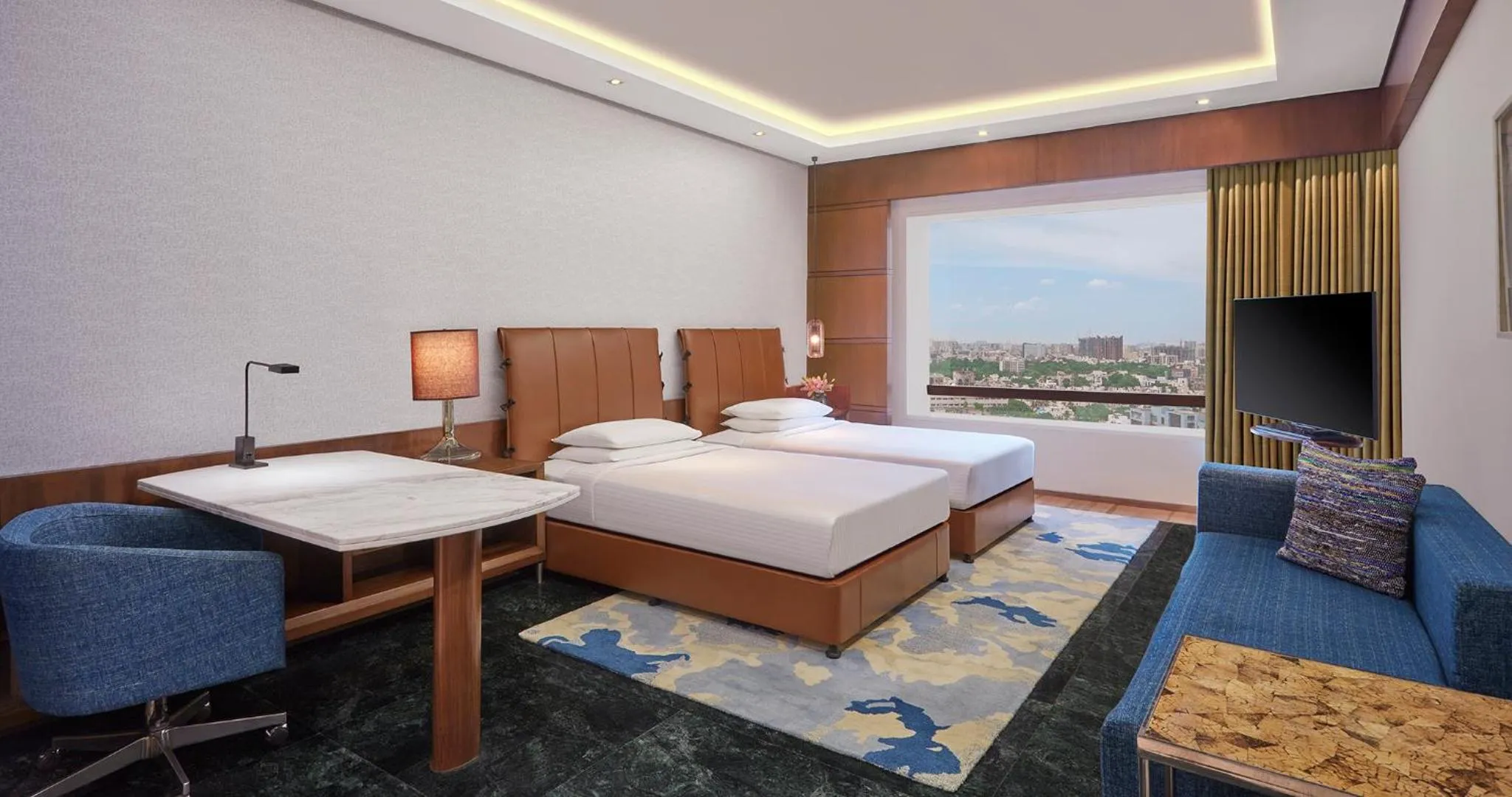 Twin Room with Pool View - single occupancy in Hyatt Regency Chennai
