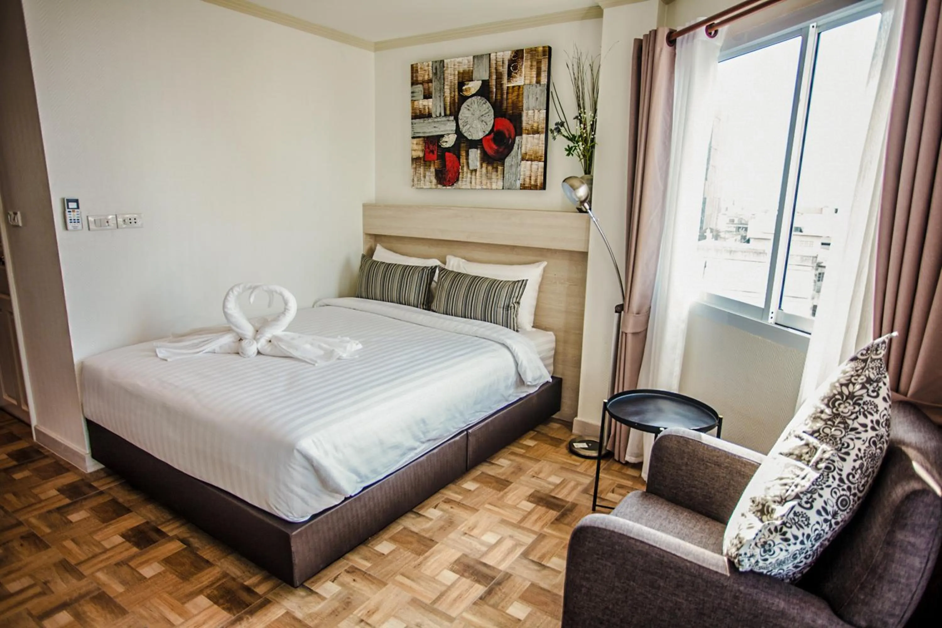 Family Suite with Balcony in City View Residence