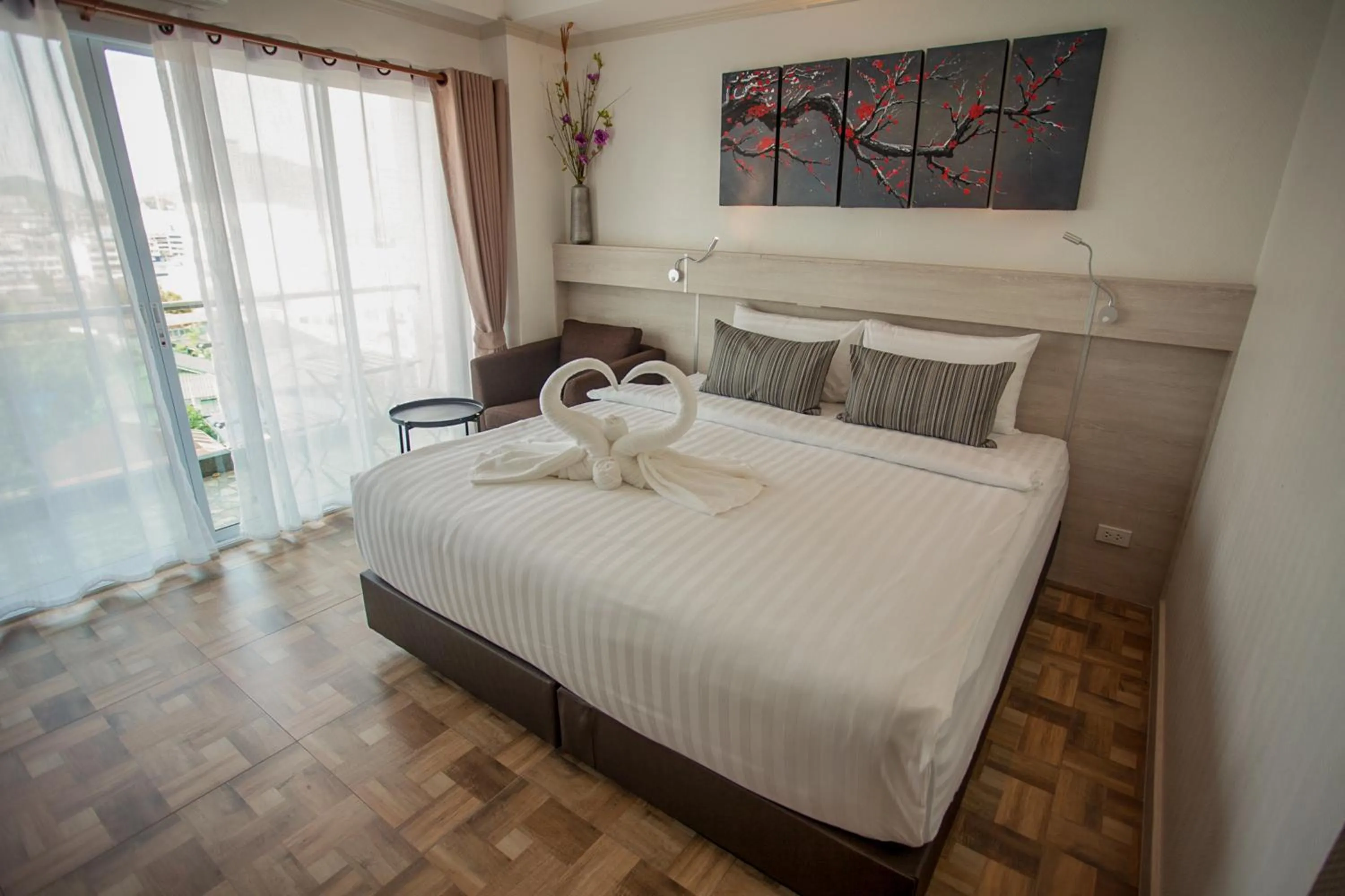 Deluxe Double or Twin Room with City View in City View Residence