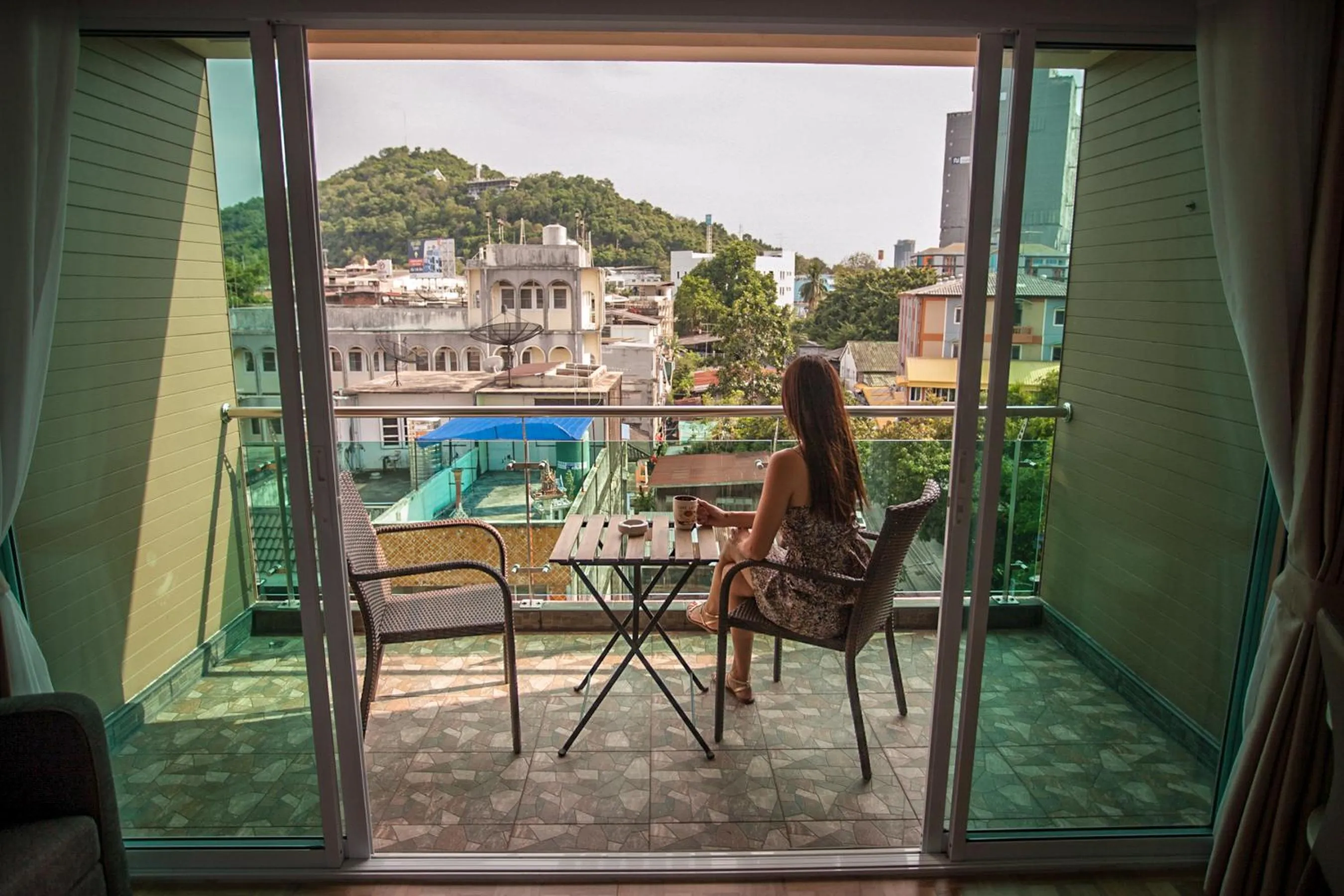 Deluxe Double or Twin Room with Spa Bath in City View Residence