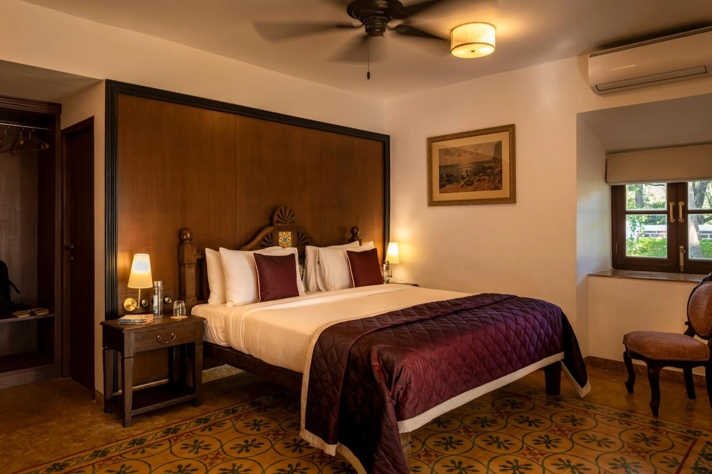 Luxury Room with a Patio in The Postcard Cuelim, Goa