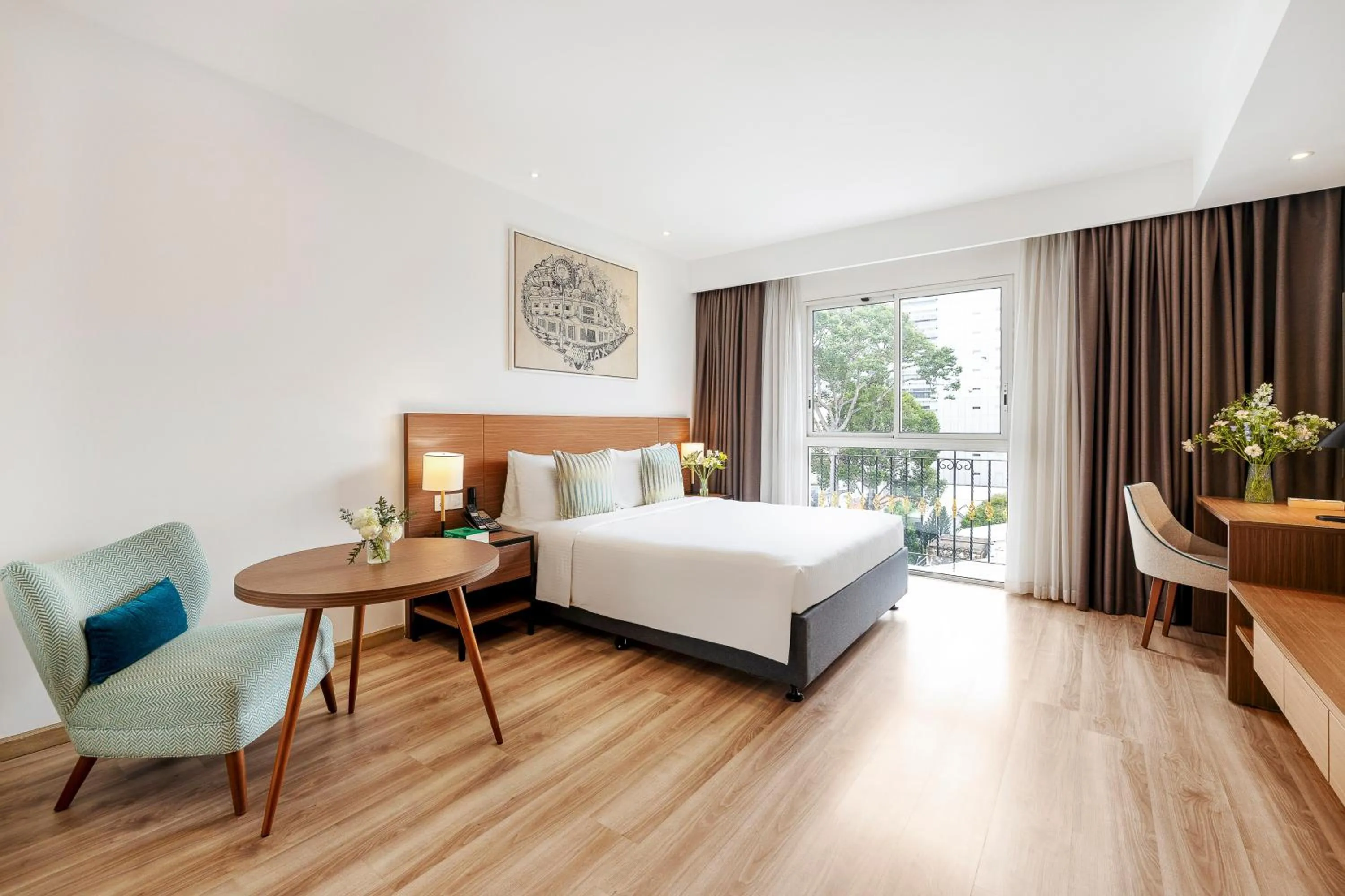 Studio Queen Room City View with Afternoon Tea once per stay in T-Ritz Saigon Hotel & Apartment
