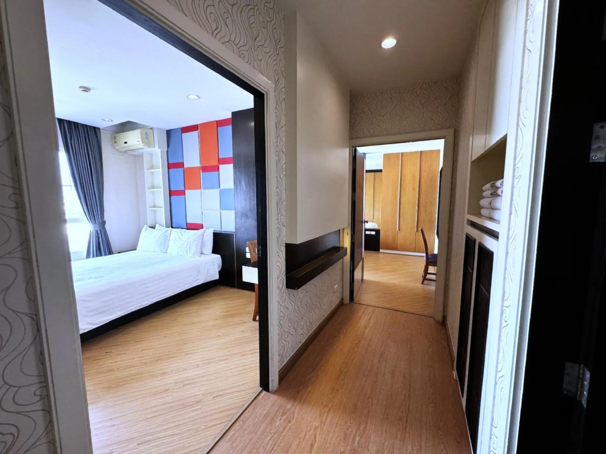 2 Bedroom Family Suite with City View in The Sunreno Hotel Bangkok