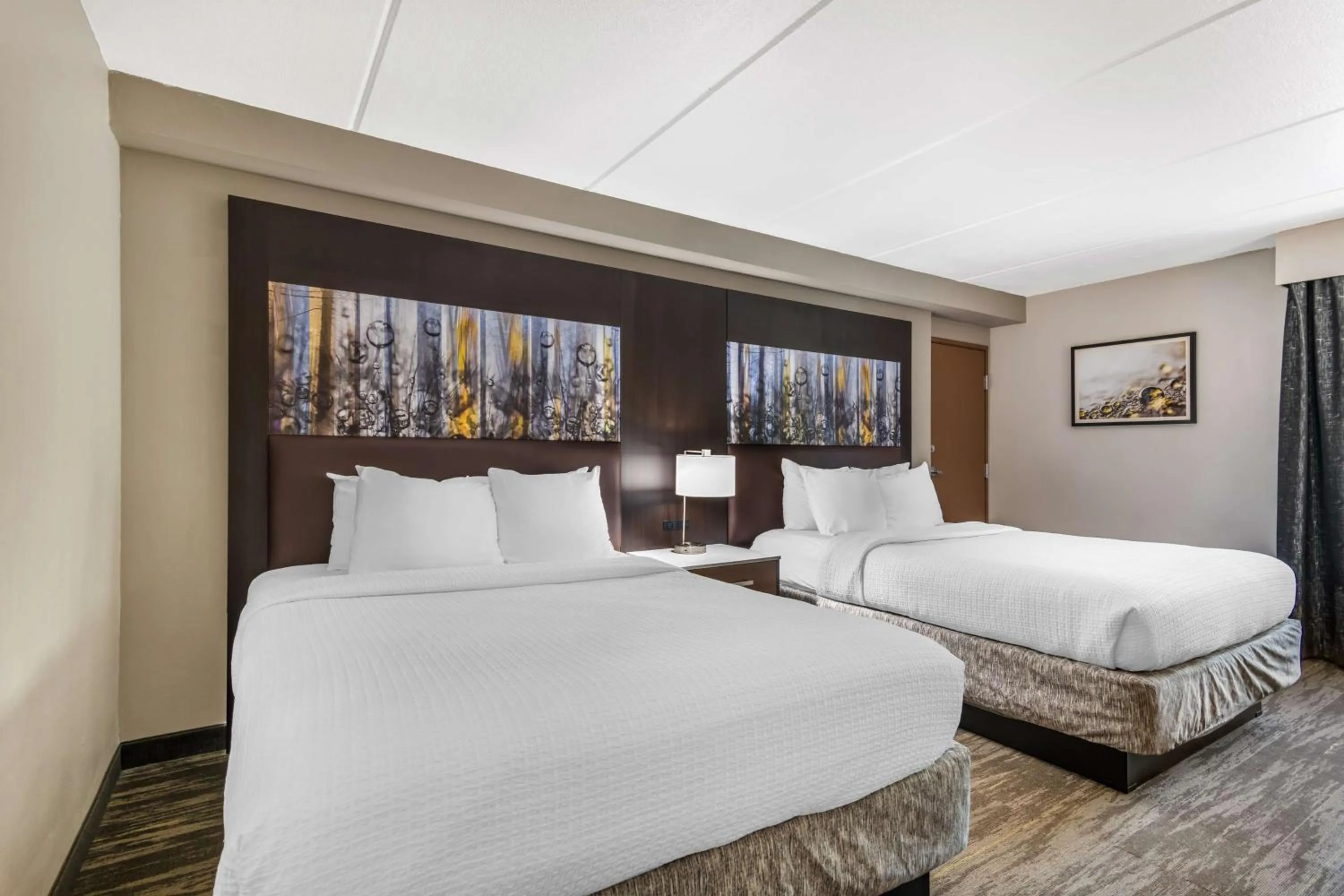 Queen Room with Two Queen Beds with Walk-In Shower in Best Western Atlanta-Marietta Ballpark Hotel