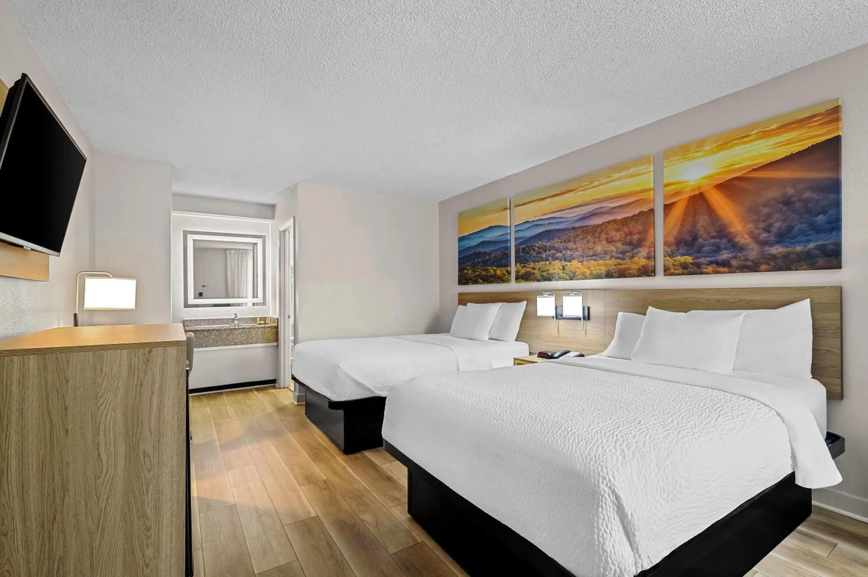 Double Room with Two Double Beds - Smoking in Days Inn by Wyndham Salem