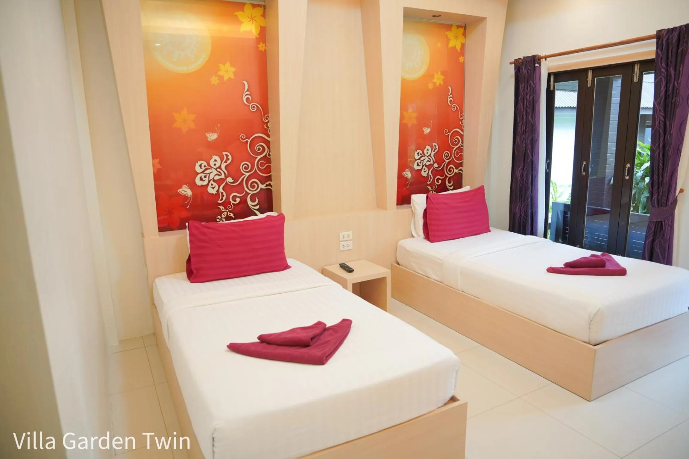 Twin Room with Garden View in Silversand Resort