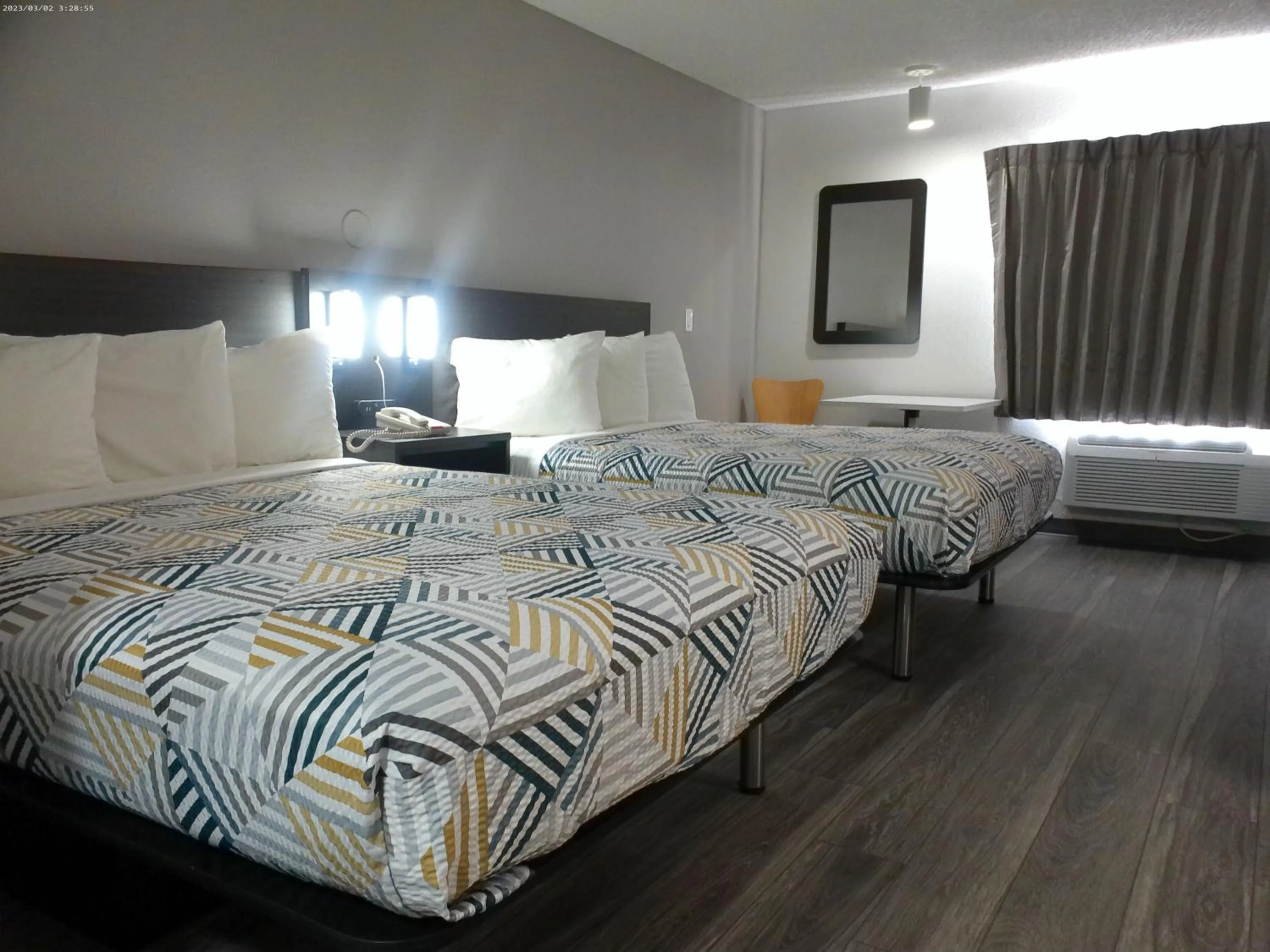 Queen Room with Two Queen Beds - single occupancy - Disability Access - Non-Smoking in Motel 6-Winslow, AZ