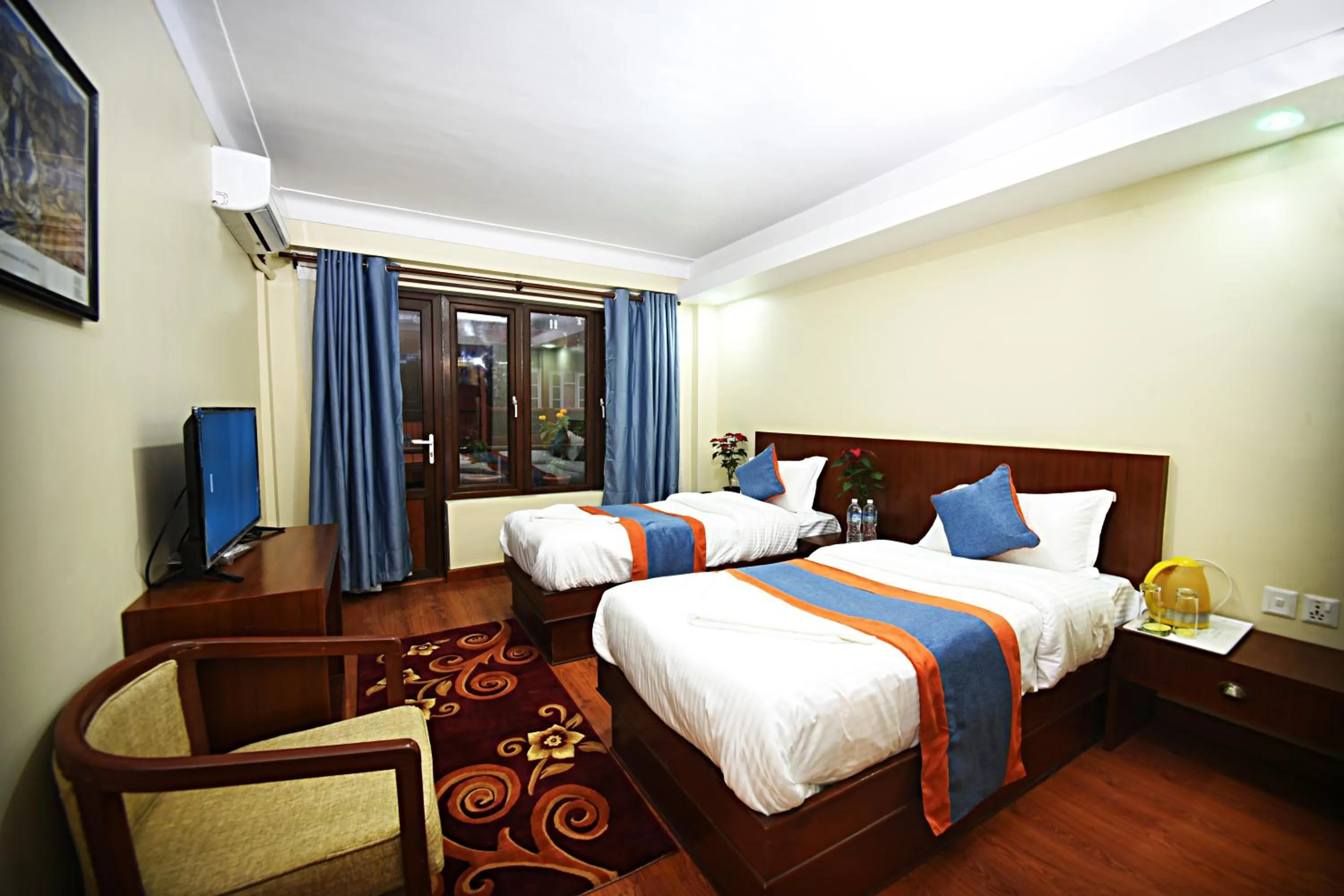 Deluxe Twin Room with Free International Airport Pick-up in Karma Hotel Nepal