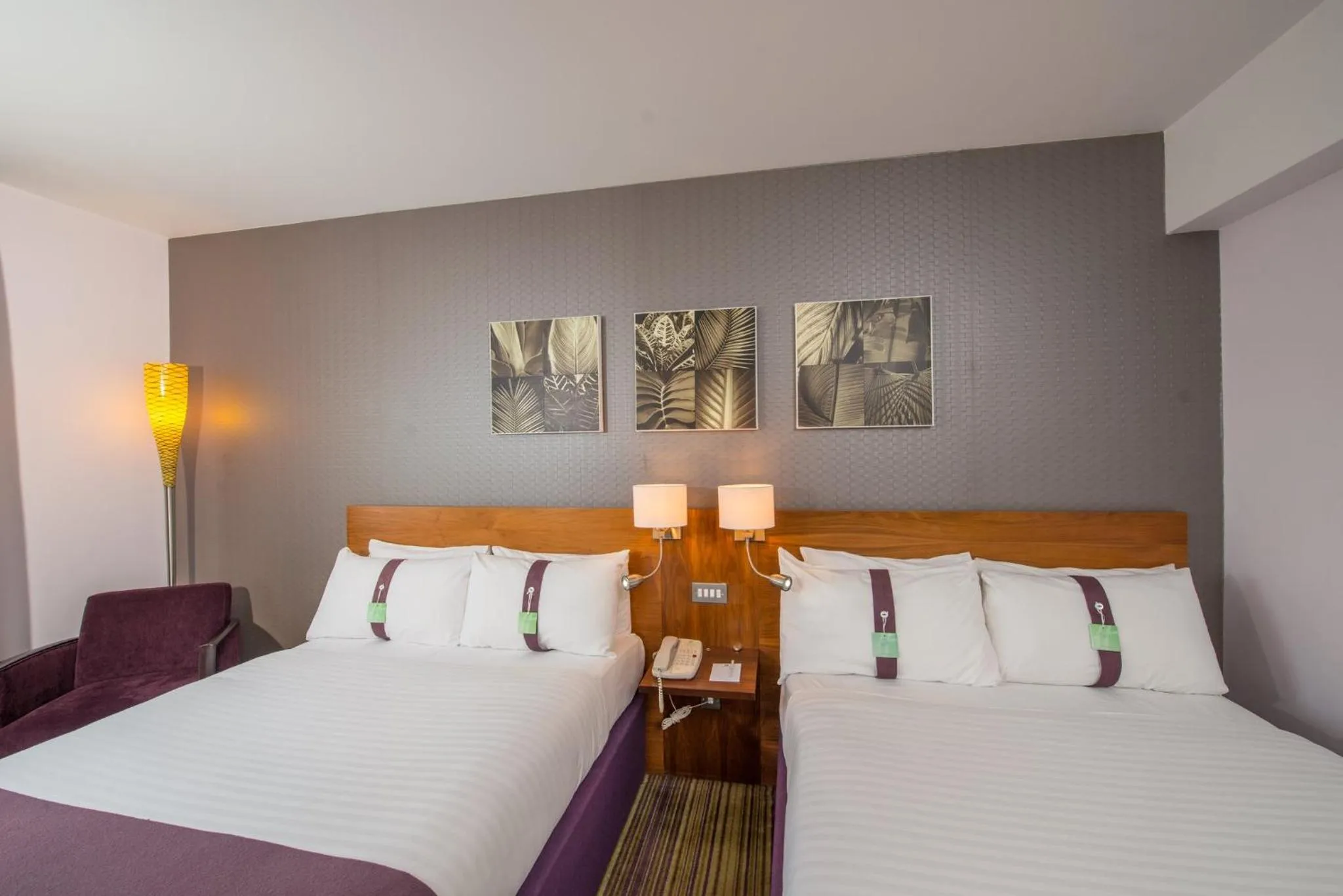 Standard Double Room with Two Double Beds and Pitch View in Holiday Inn Norwich City by IHG