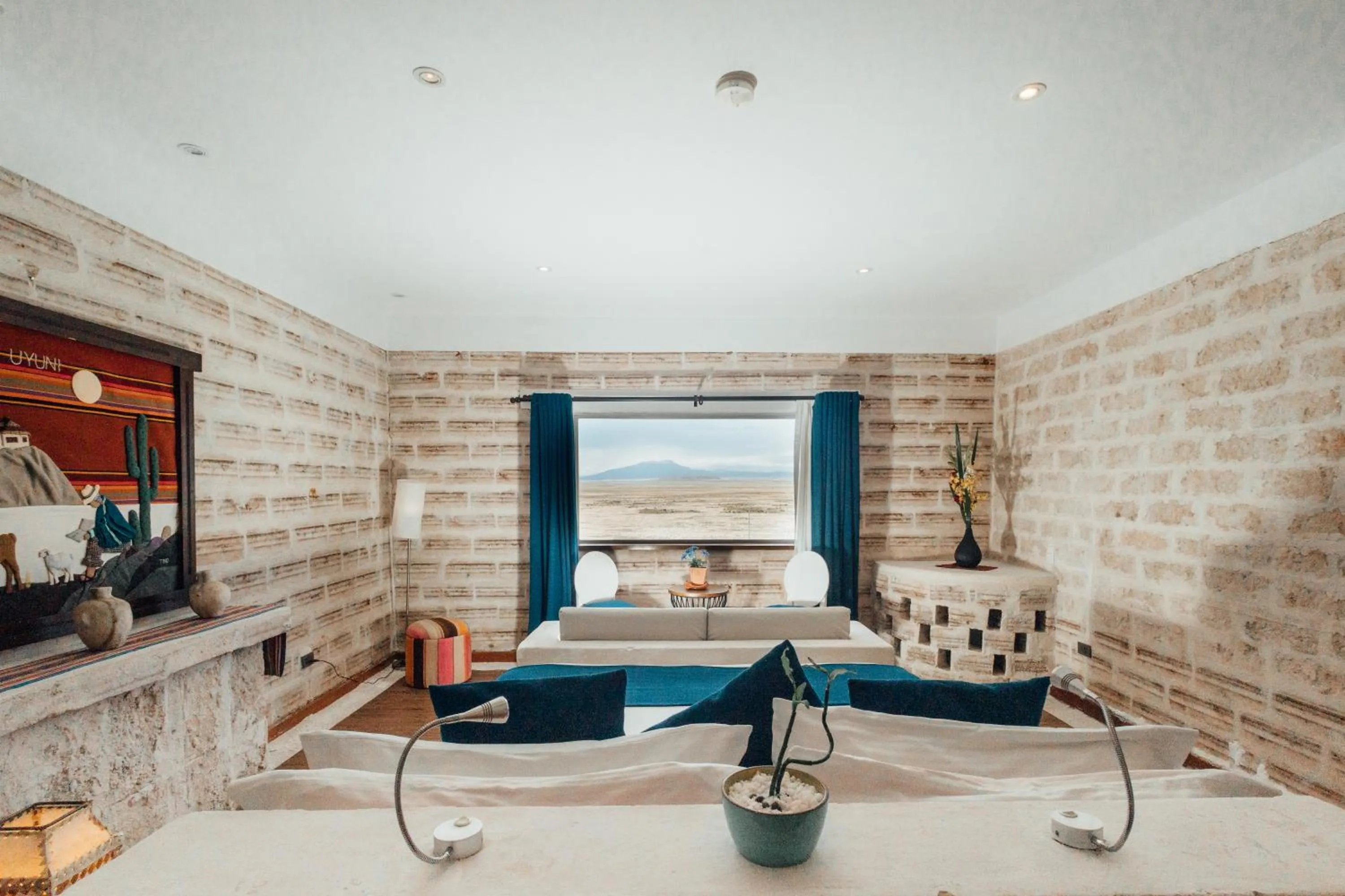 Deluxe Twin Room with Mountain View in Hotel de Sal Luna Salada