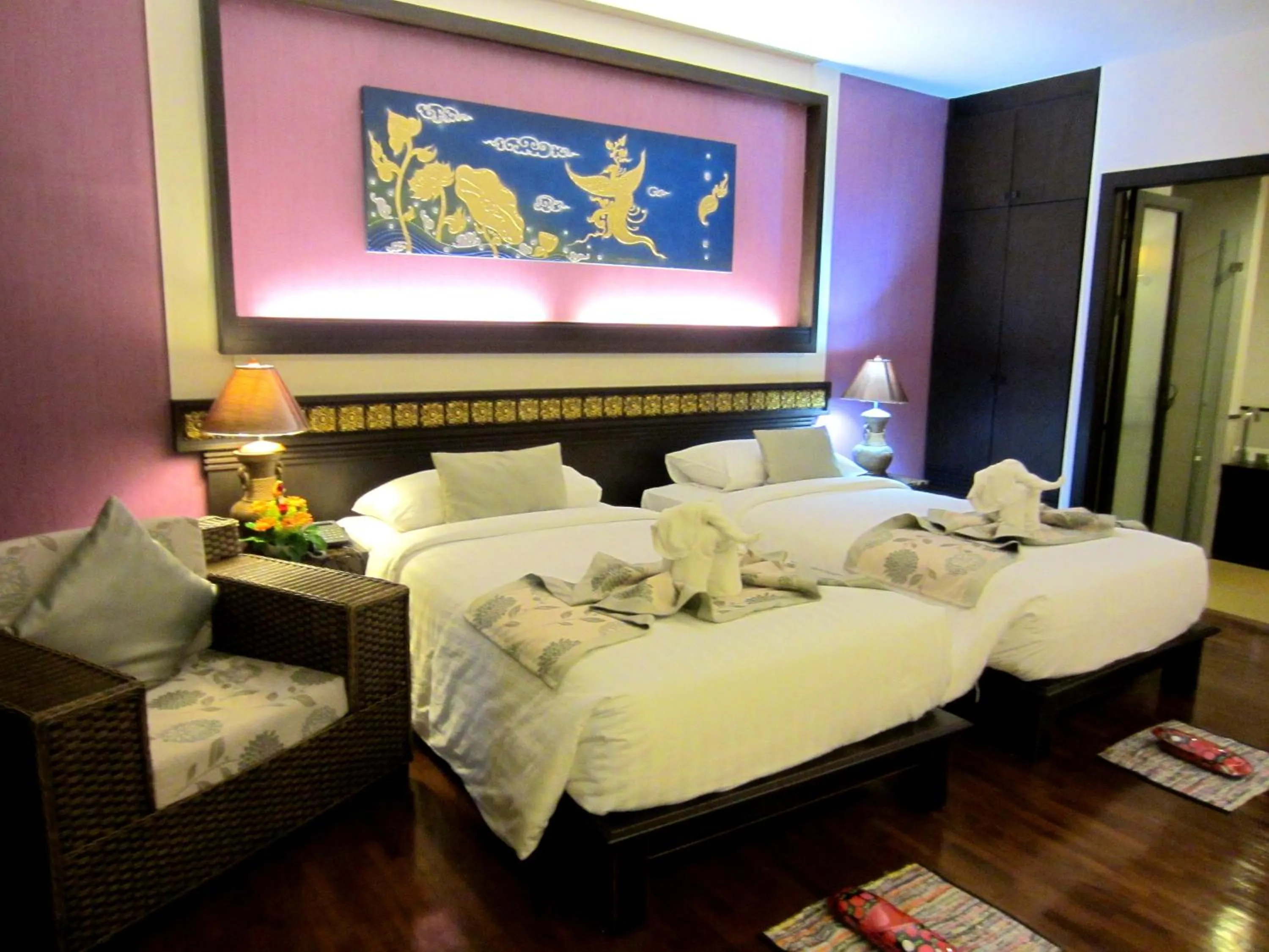 Deluxe Twin Room in Mountain Creek Wellness Resort Chiangmai