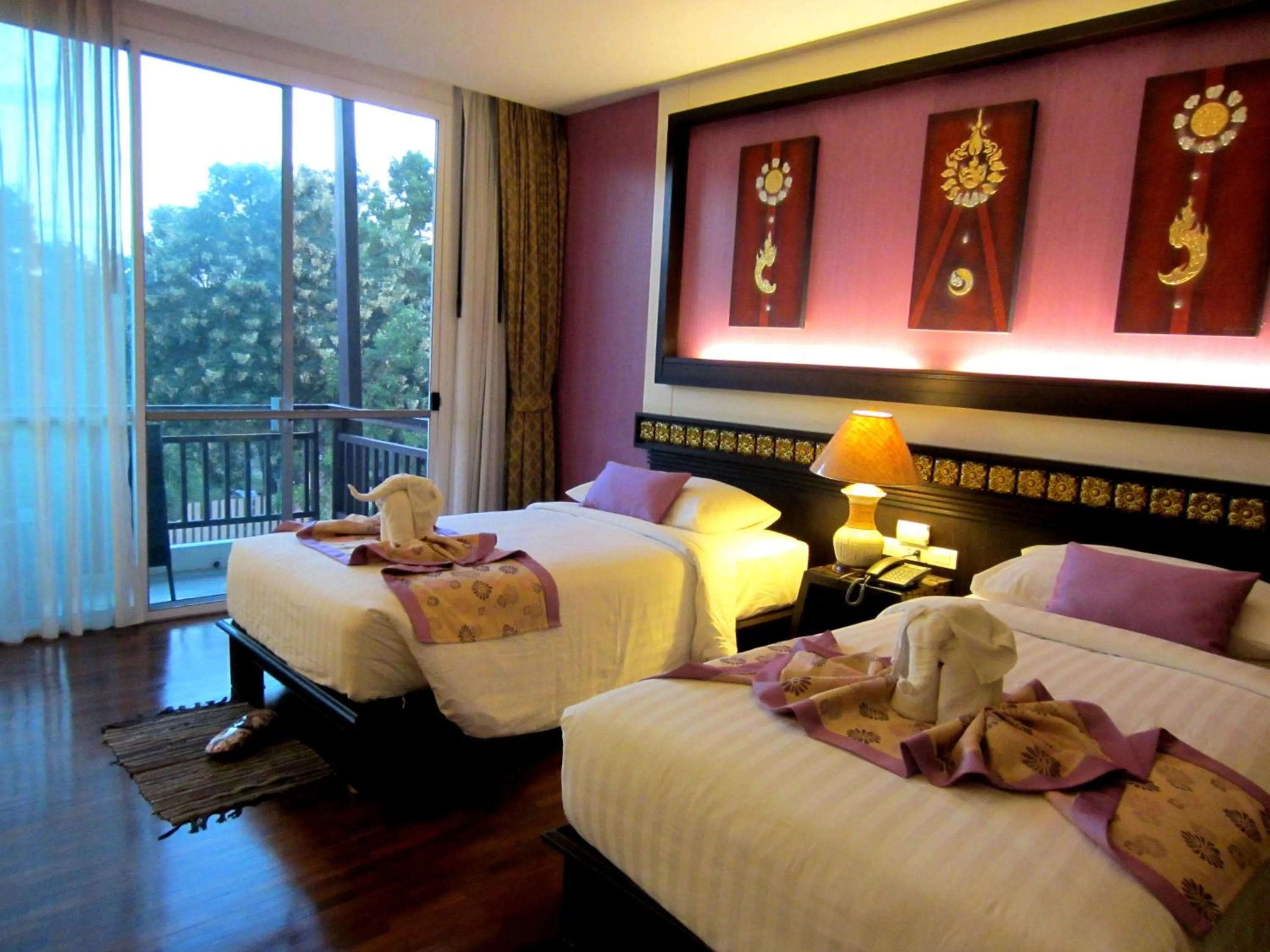Twin Room in Mountain Creek Wellness Resort Chiangmai