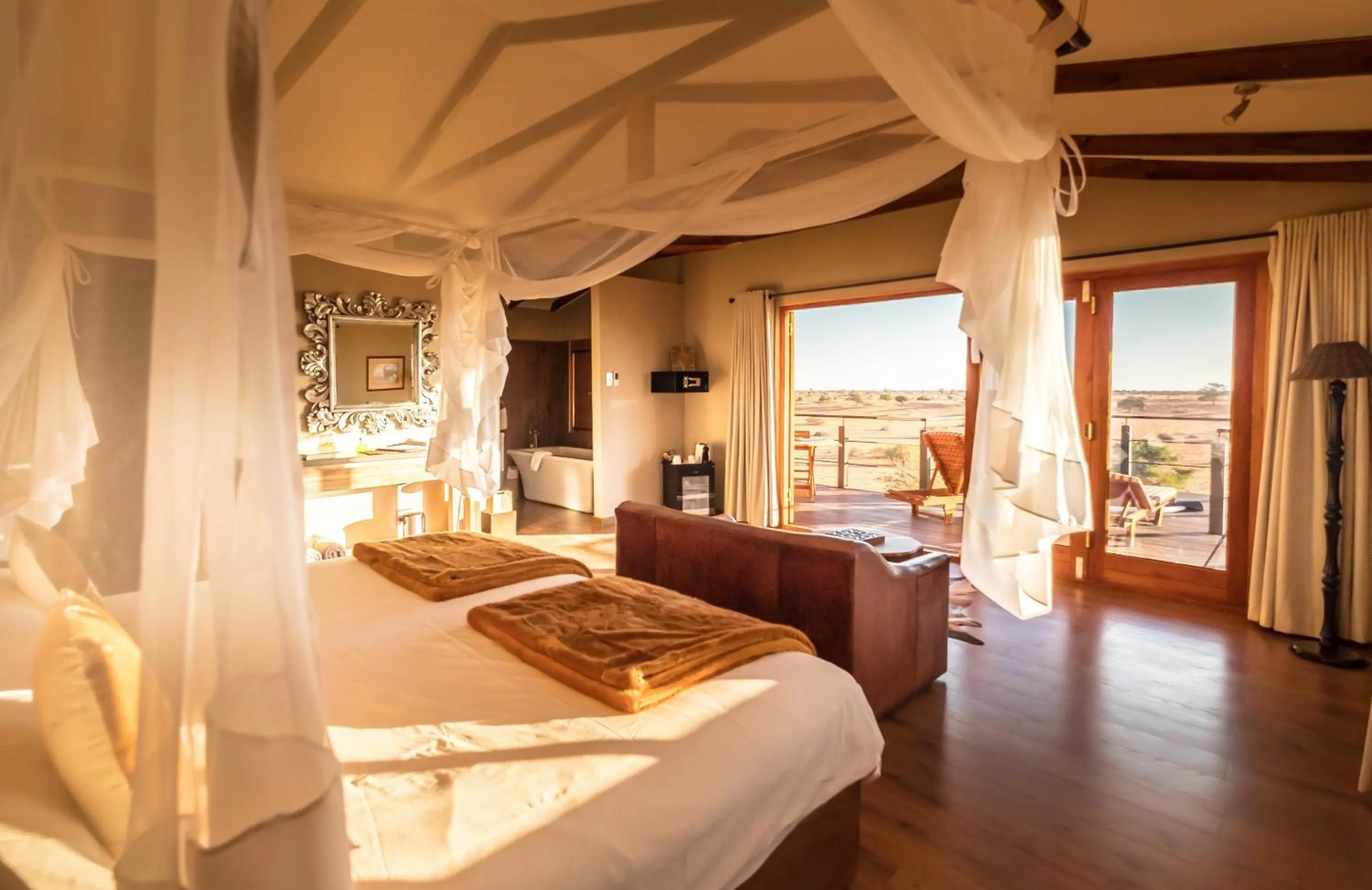 Exclusive Double Room Chalet  in Bagatelle Kalahari Game Ranch