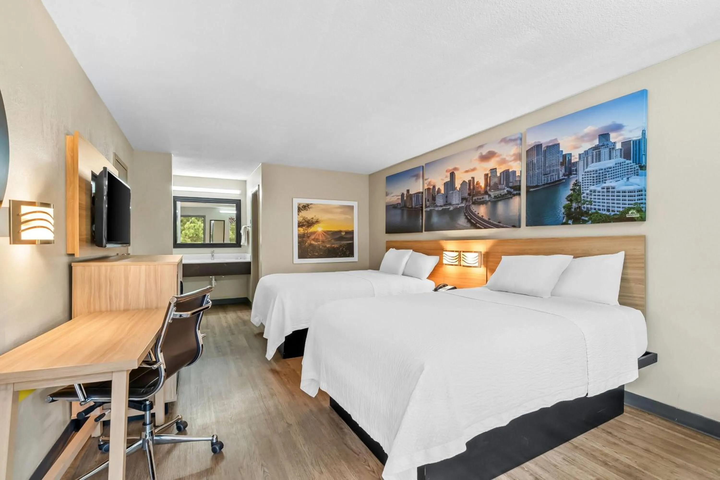 Double Room with Two Double Beds - Smoking in Days Inn by Wyndham Simpsonville