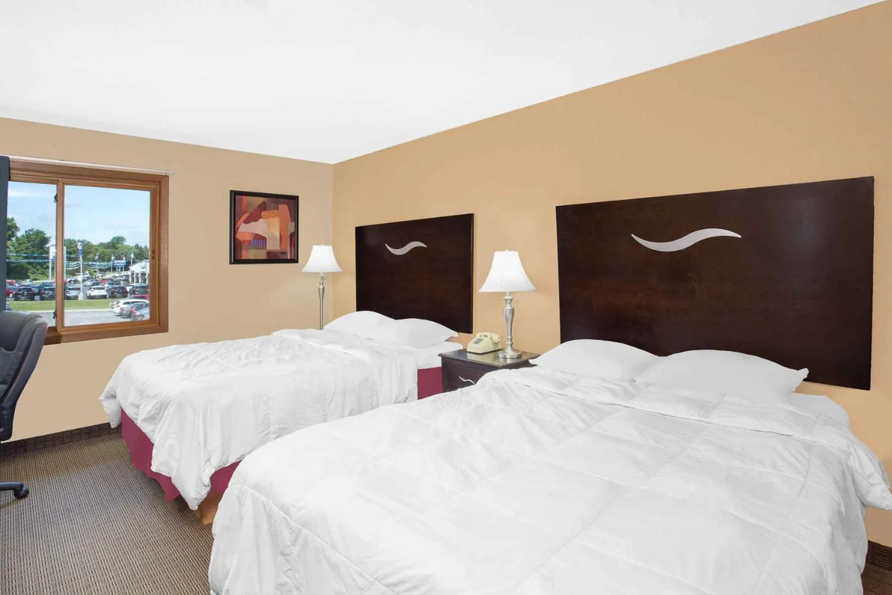 Queen Room with Two Queen Beds - Non-Smoking in Super 8 by Wyndham Sheboygan WI