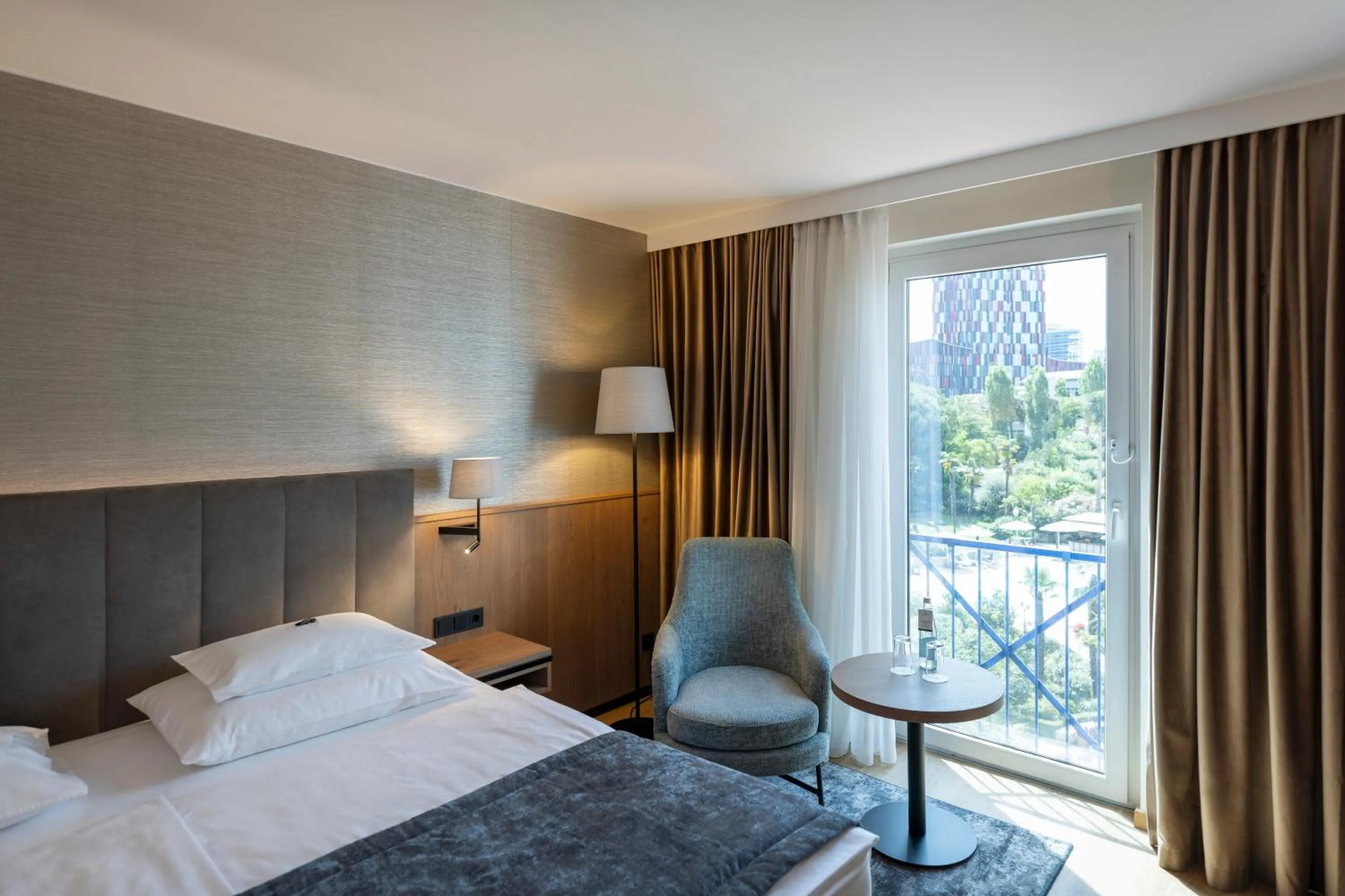 Double Room with Garden View - single occupancy in Rogner Hotel Tirana