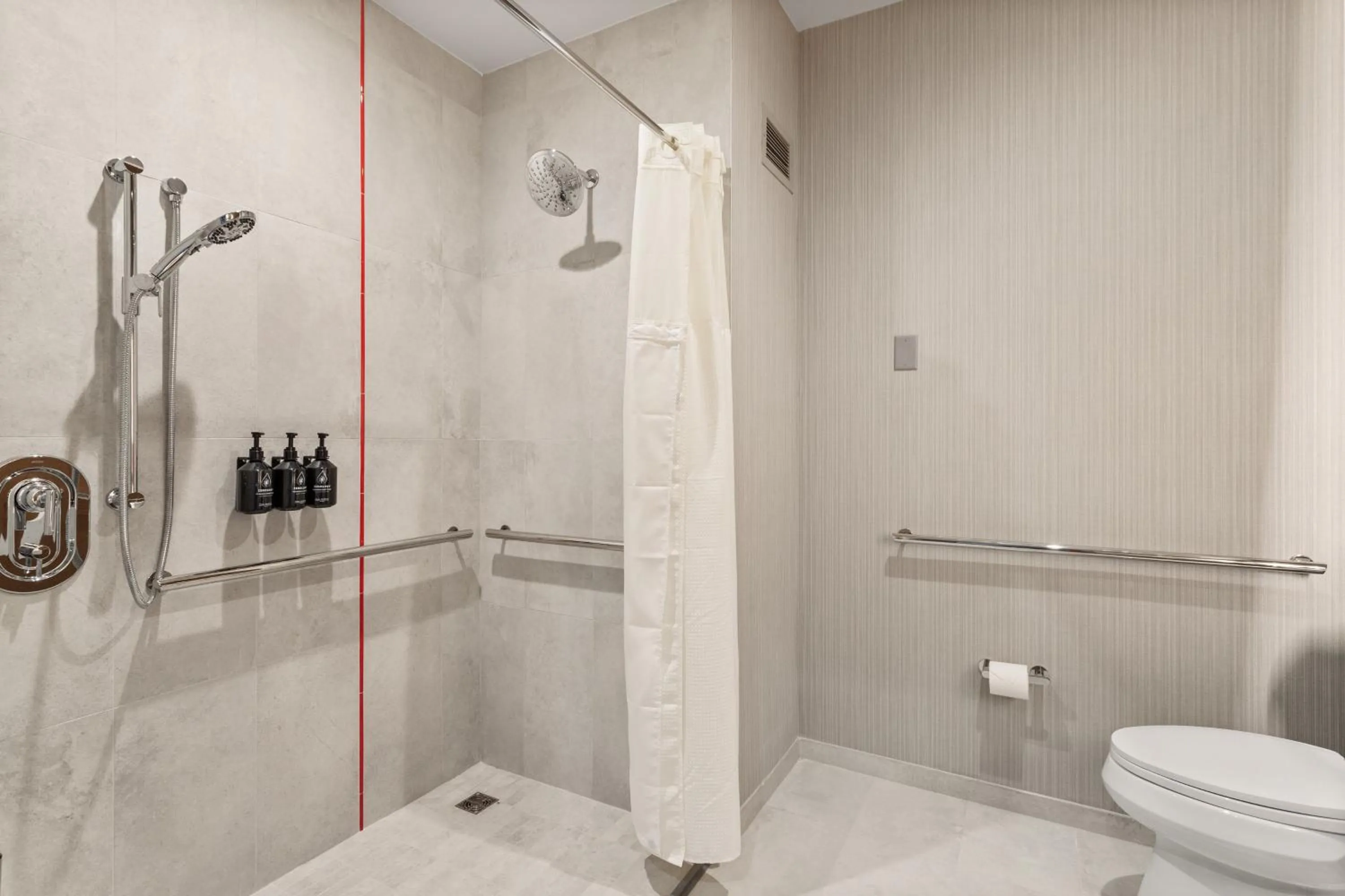Standard Double Room with Two Double Beds and Roll In Shower - Mobility Accessible in Hotel Indigo Baton Rouge Downtown by IHG