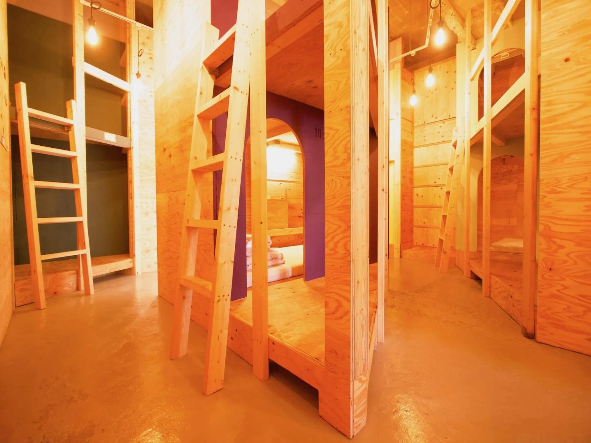 Bunk Bed in Mixed Dormitory Room in Ishigaki Guesthouse HIVE