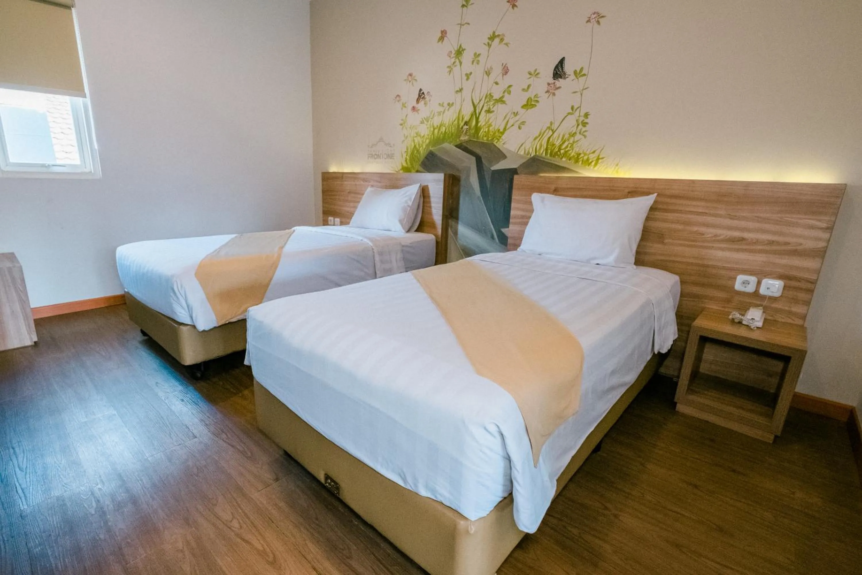 Deluxe Twin Room in Three Eight Front One Boutique Batu Malang
