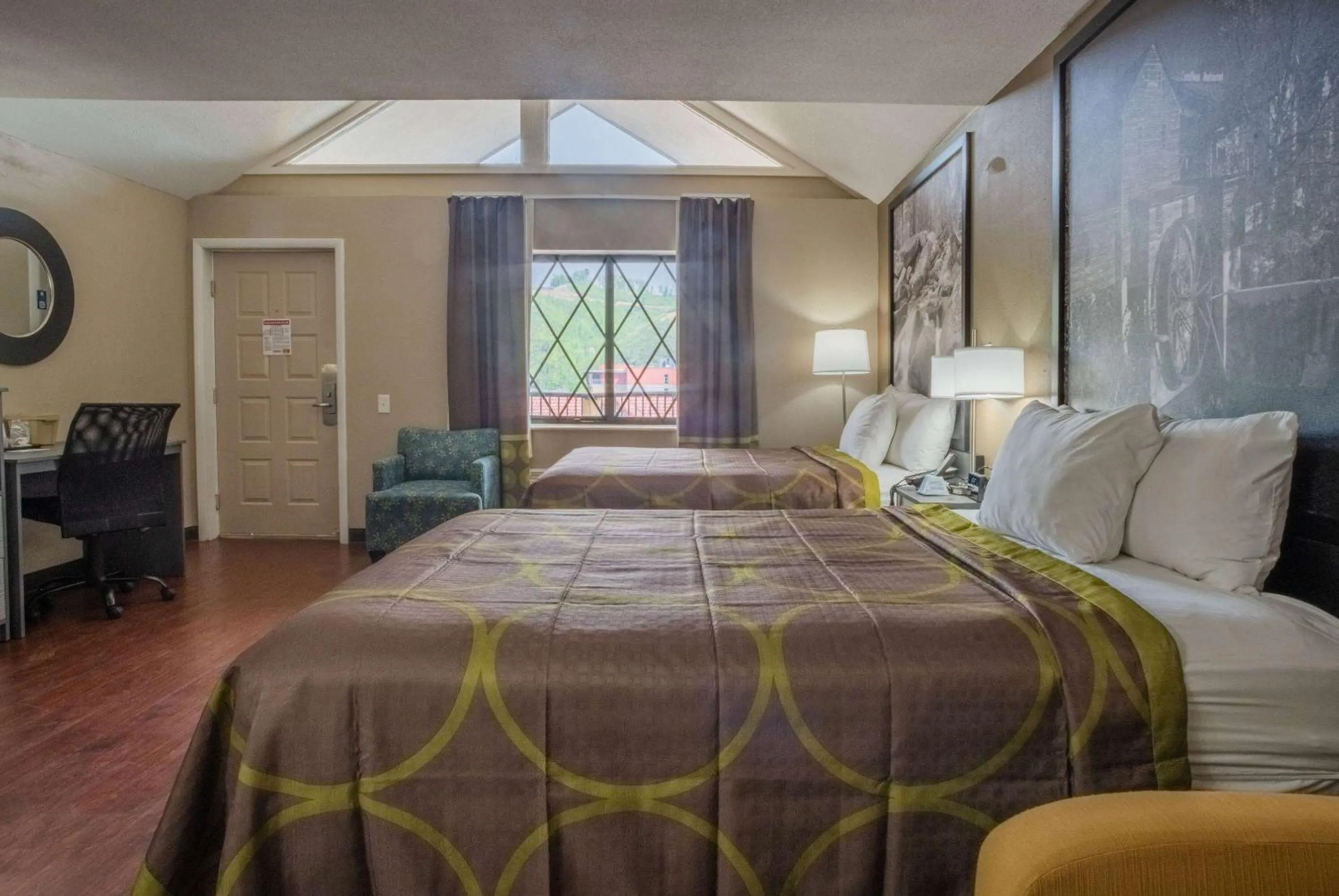 Queen Room with Two Queen Beds - Non-Smoking in Super 8 by Wyndham Downtown Gatlinburg at Convention Center