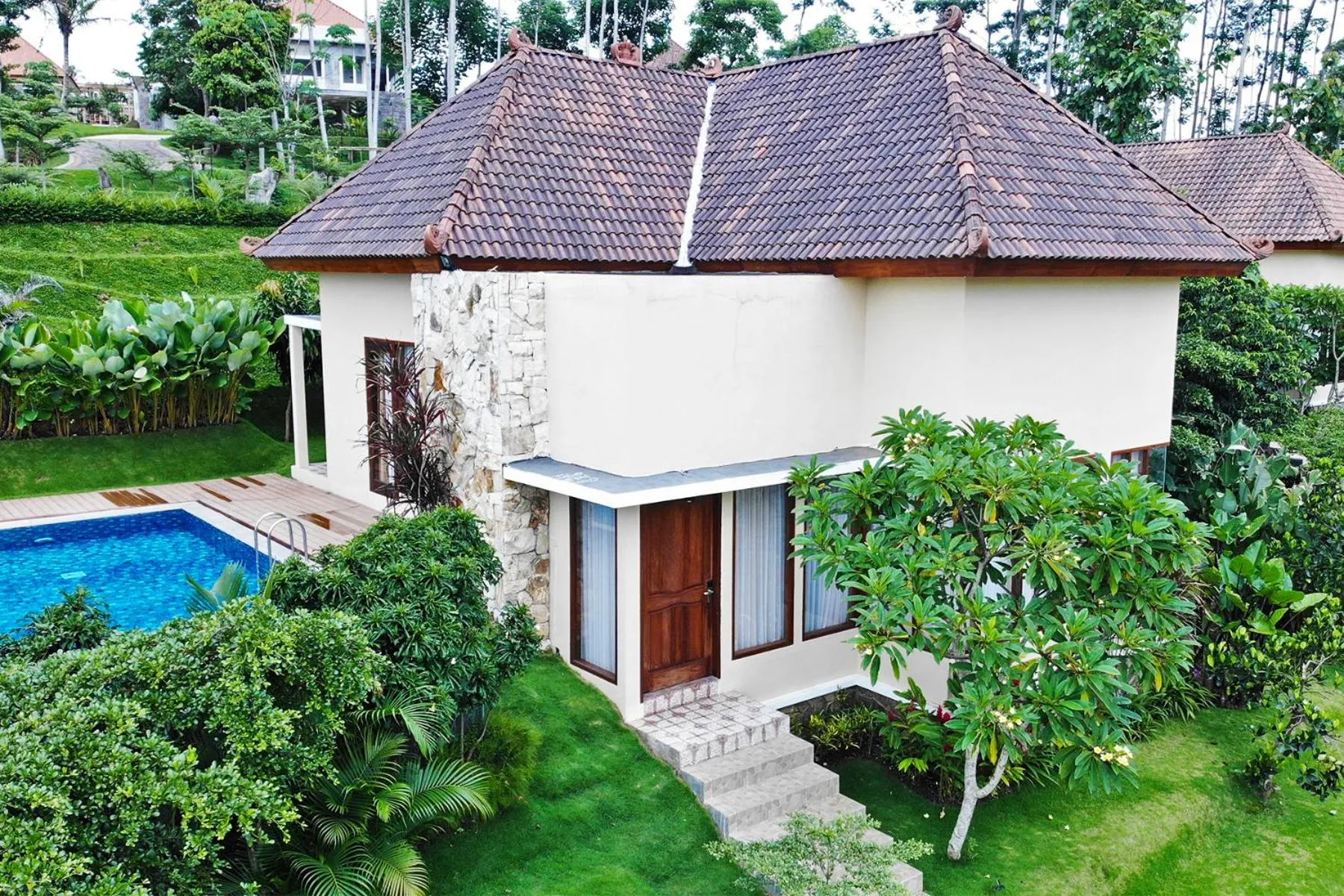 Singhasari Two-Bedroom Villa with Private Pool and Garden View in Shanaya Resort Malang