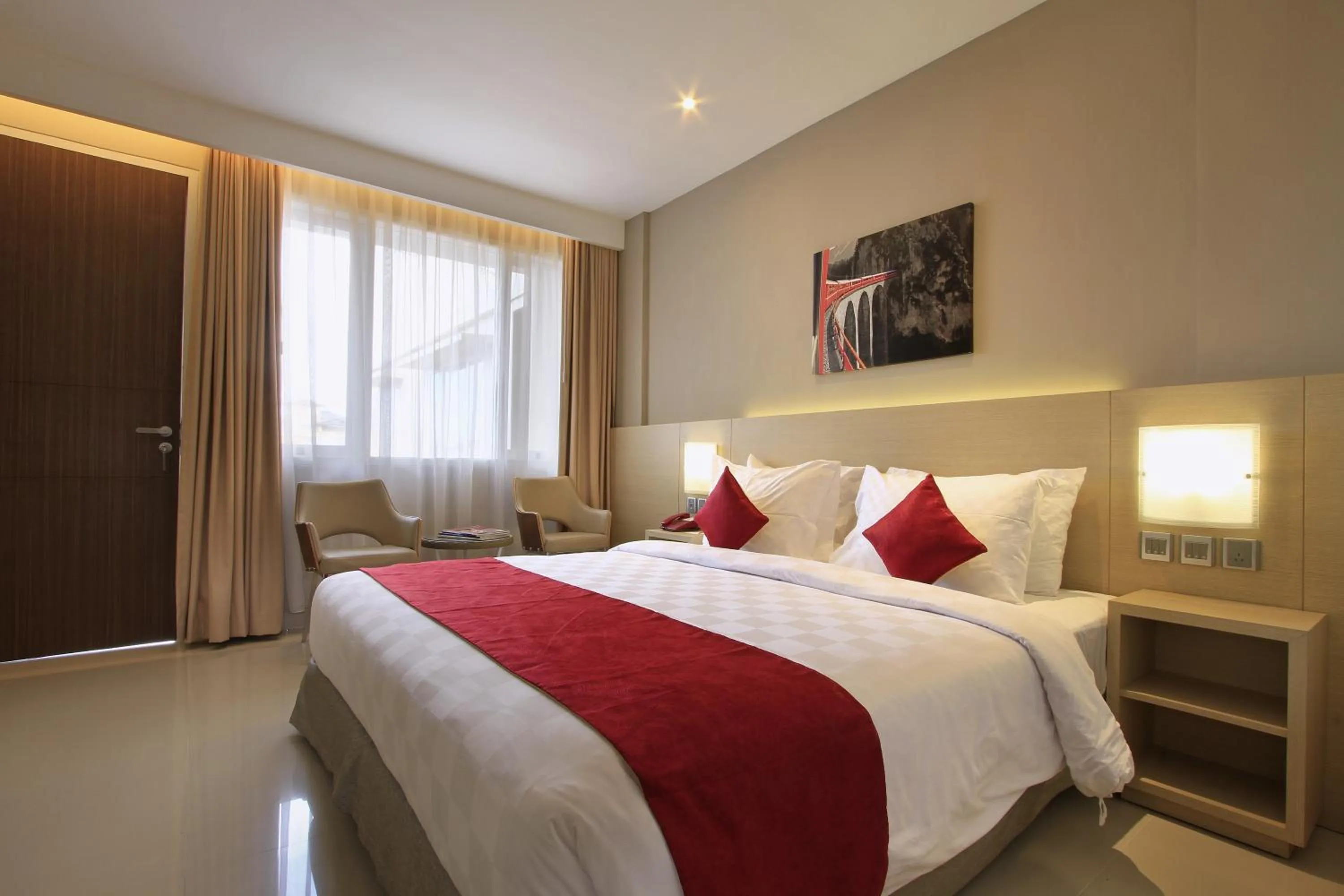 Deluxe Double or Twin Room with Balcony in Ohana Hotel Kuta