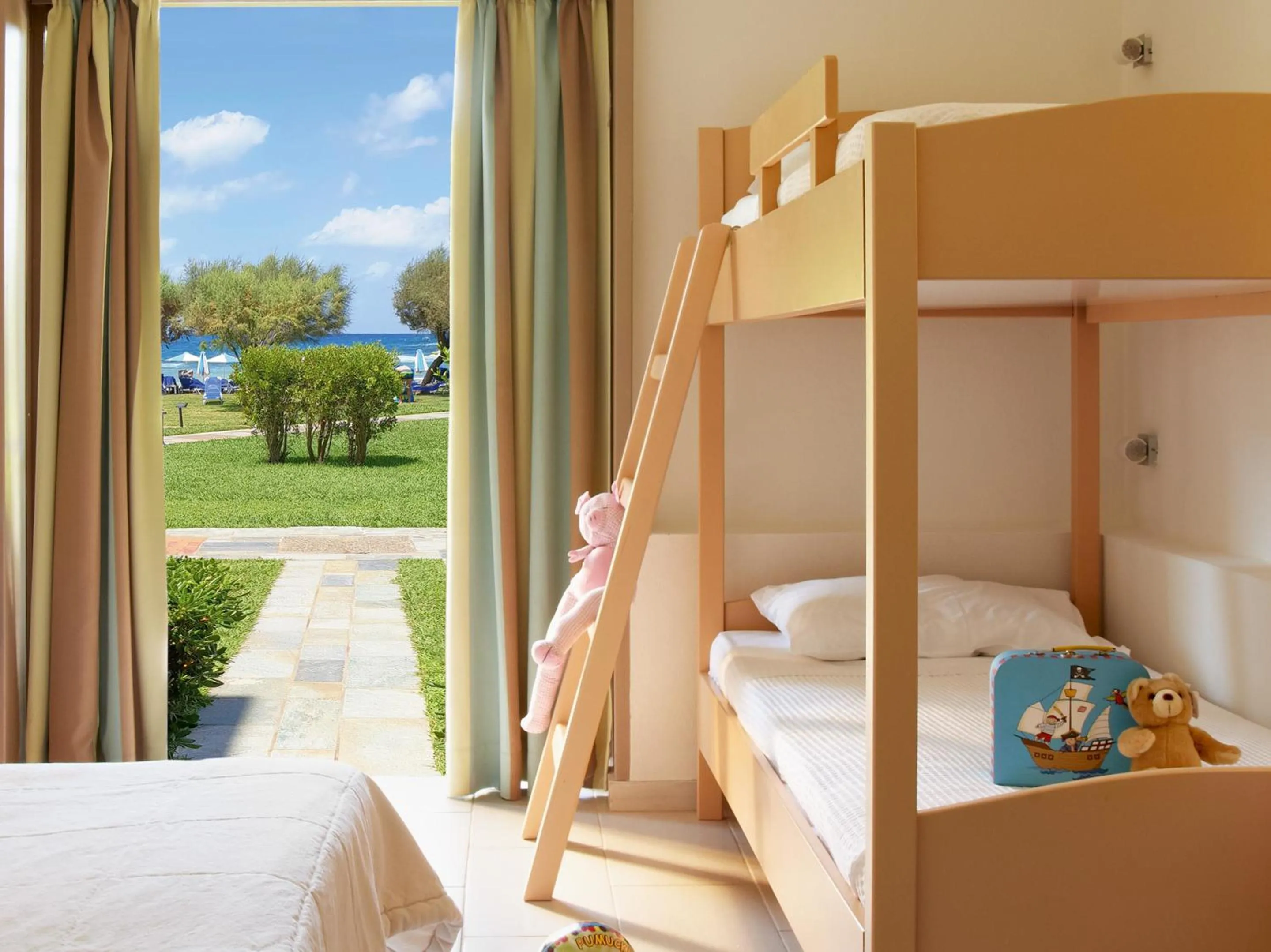 Family Room with Sea View in Grecotel Meli Palace