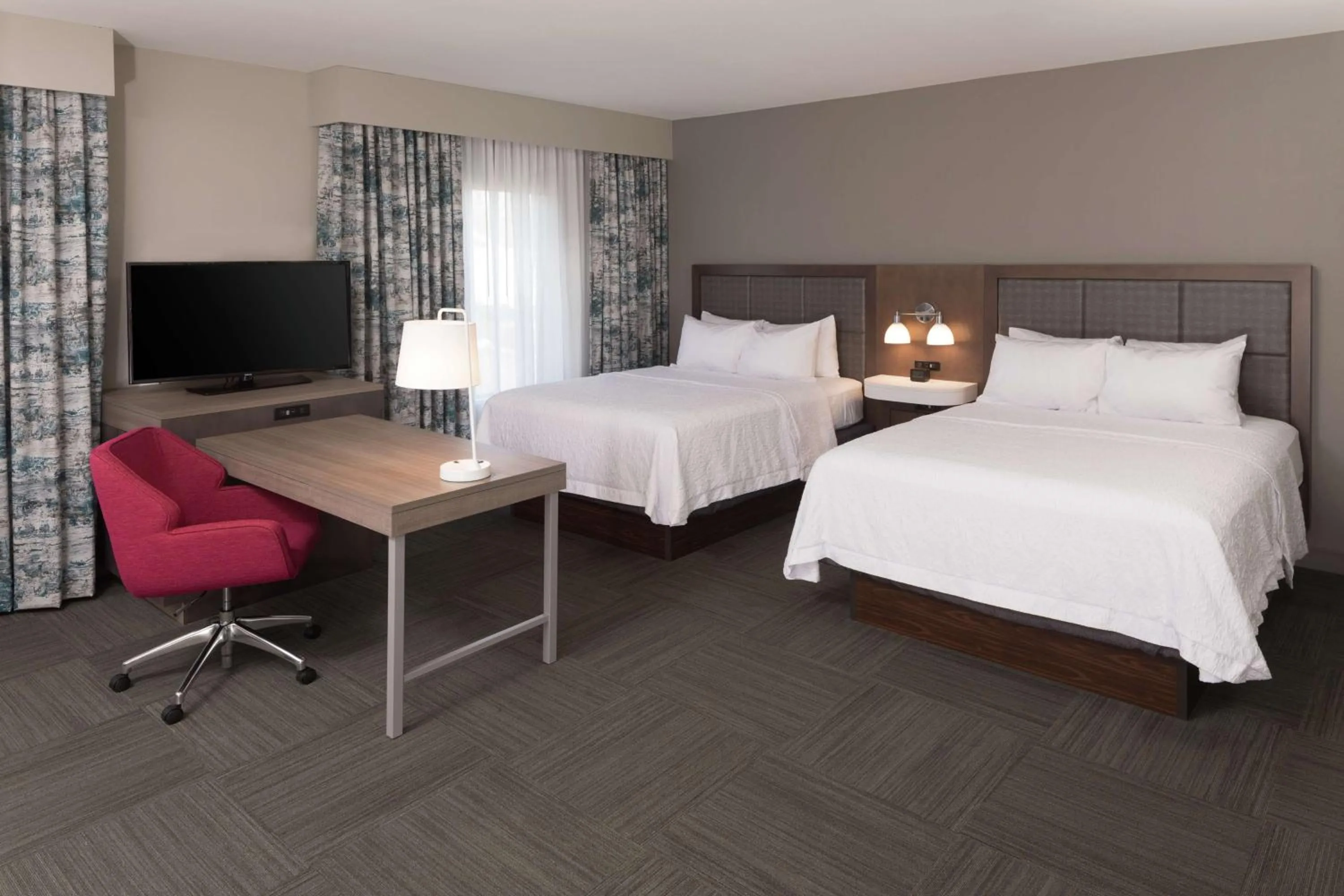Queen Studio Suite with Two Queen Beds - Non-Smoking in Hampton Inn & Suites Asheville Biltmore Area