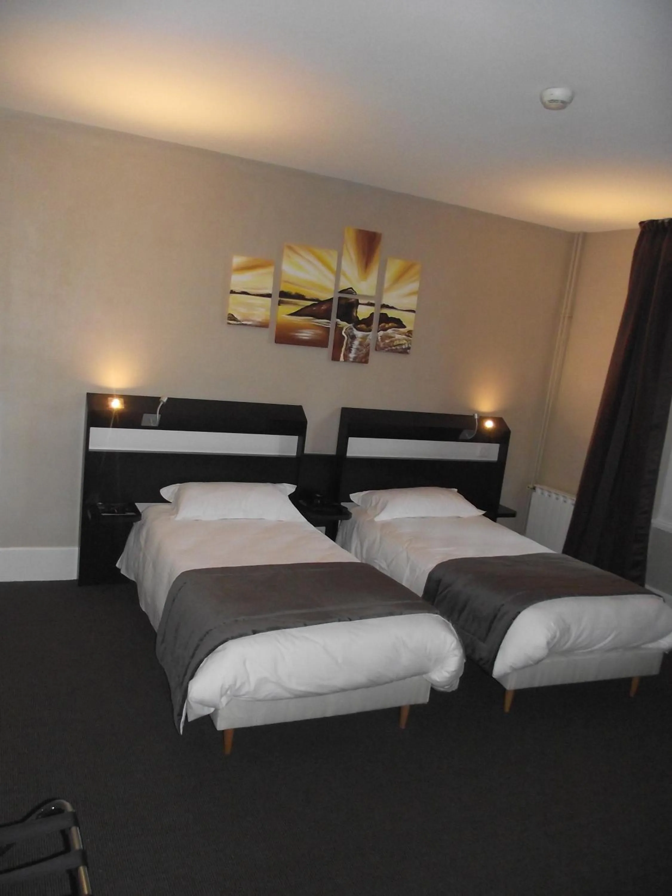 Comfort Twin Room in Logis Hotel des Bourbons Montluçon Climatisé