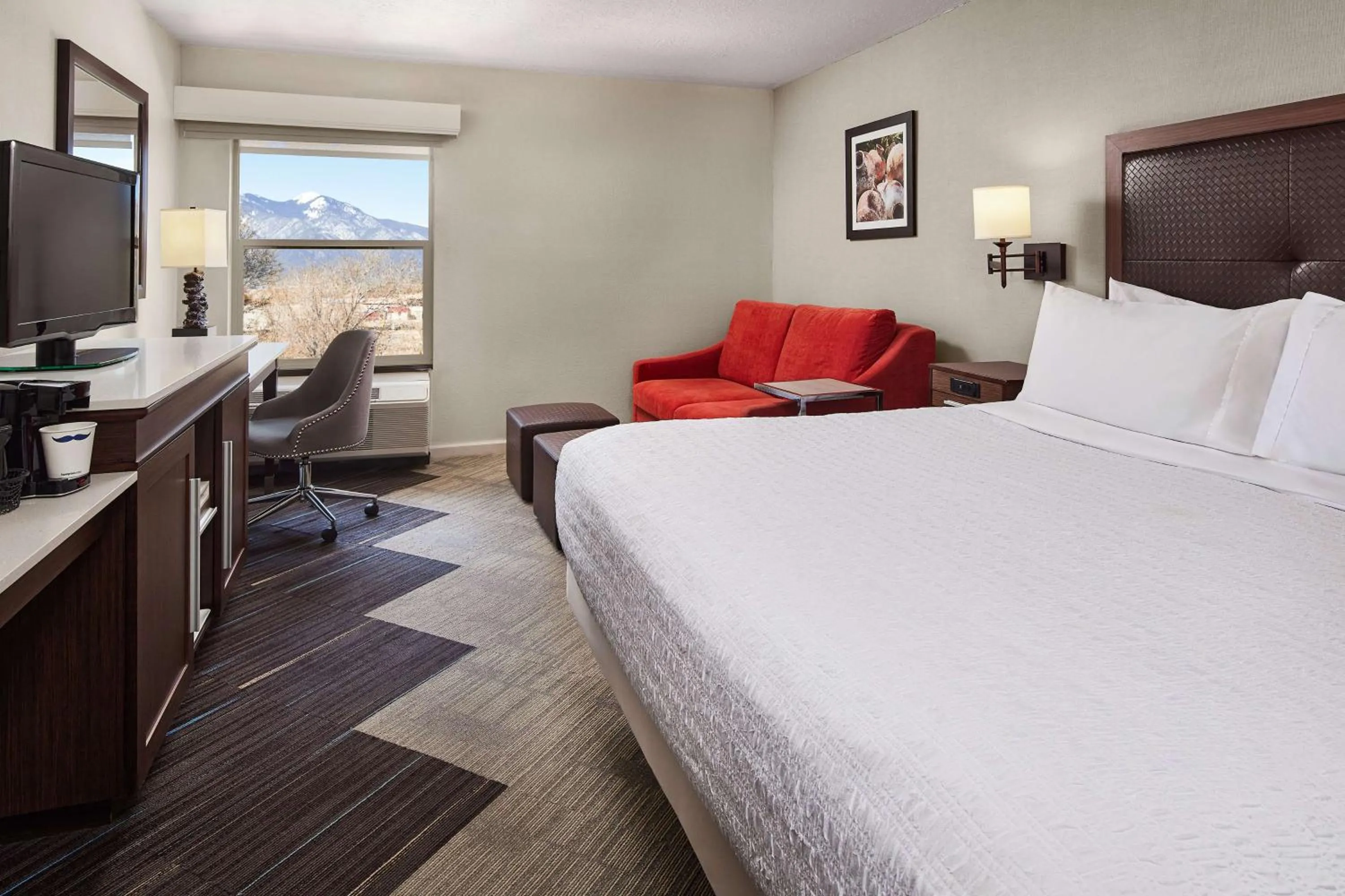 King Room with Mountain View in Hampton Inn Taos