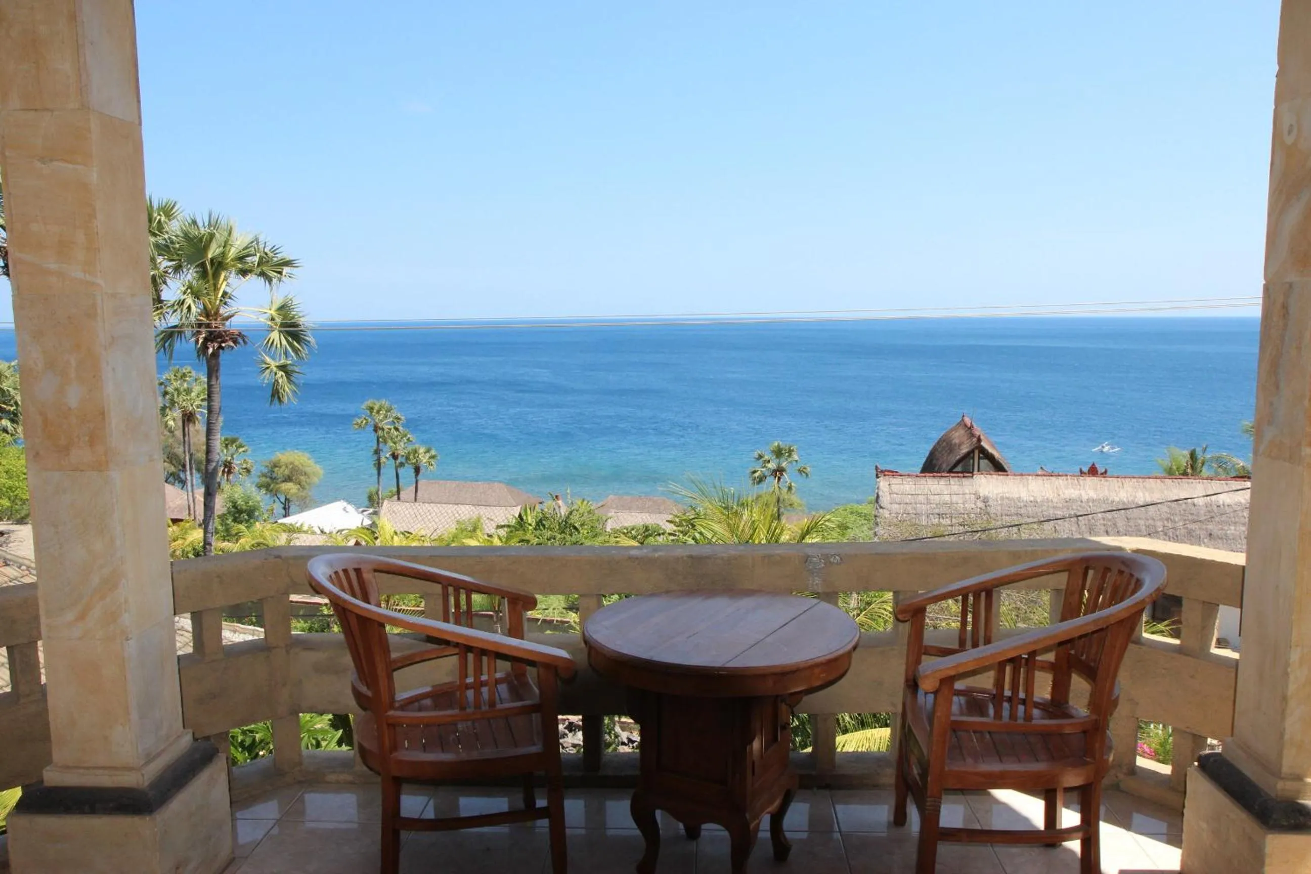 Deluxe Double Room with Ocean View in Anugerah Villas