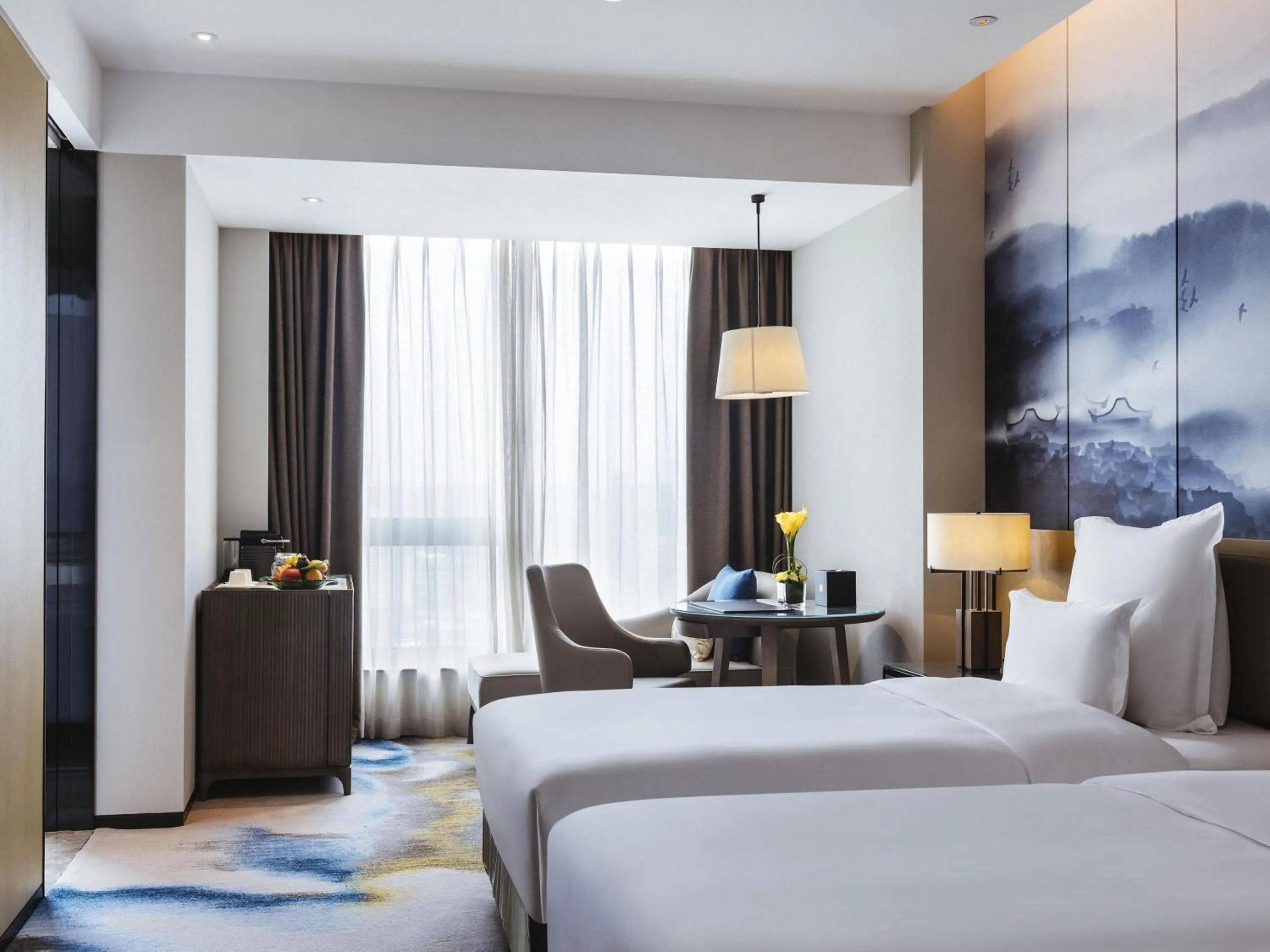 Superior Executive Twin Room with Lounge Access in Pullman Fuzhou Tahoe