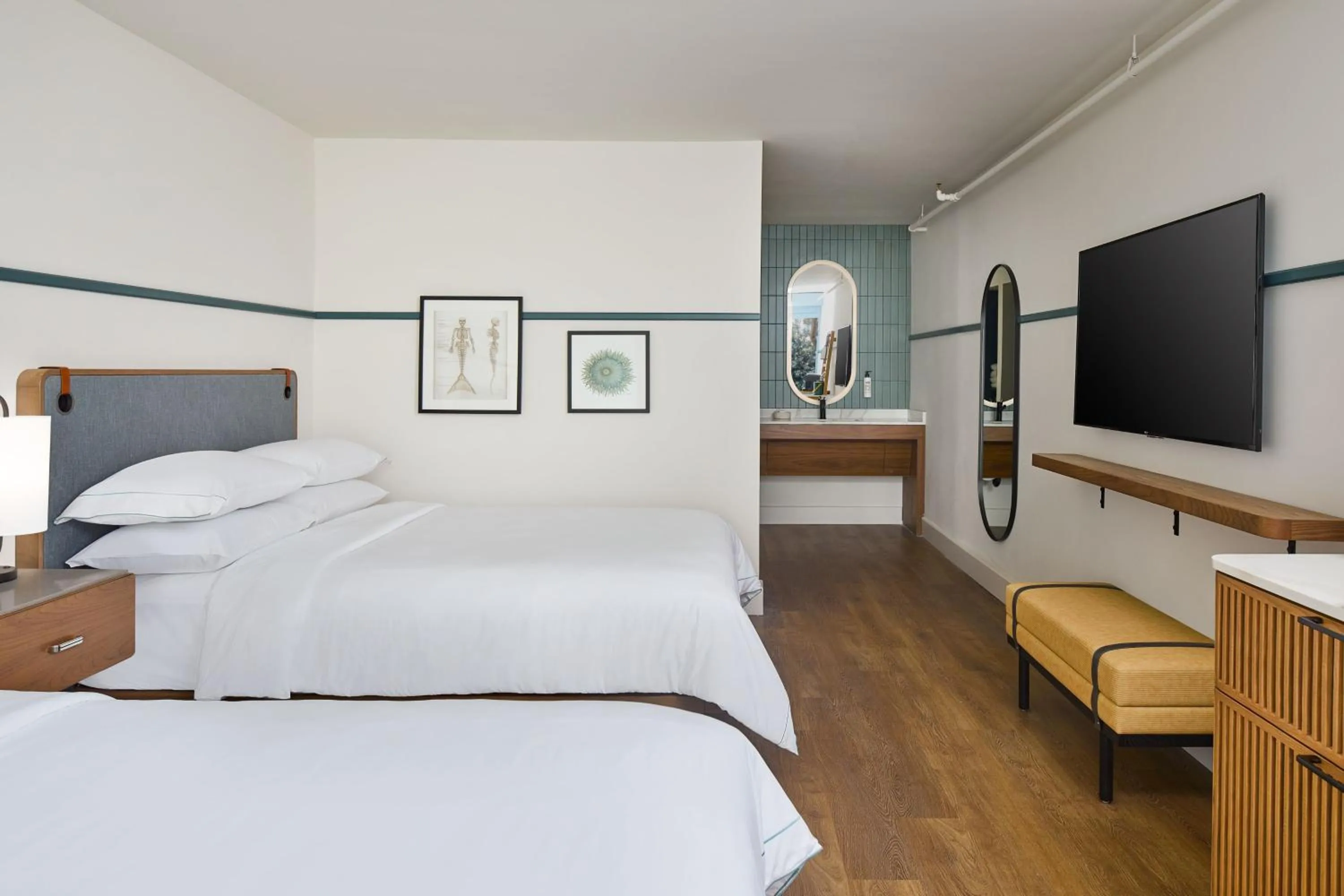 Standard Queen Room with Two Queen Beds in Monterey Beach Hotel, a Tribute Portfolio Hotel