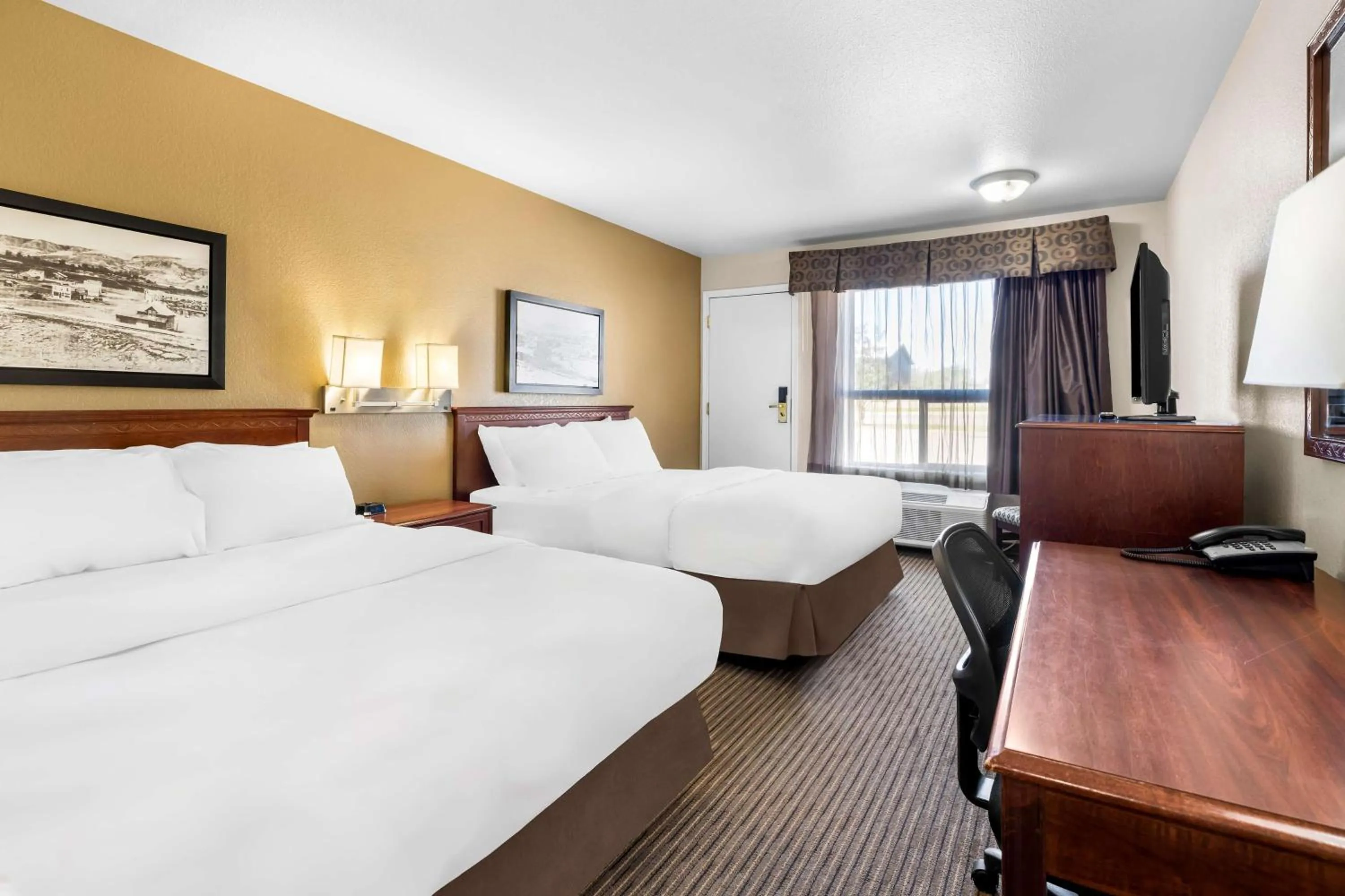Queen Room with Two Queen Beds in SureStay Plus Hotel by Best Western Drumheller