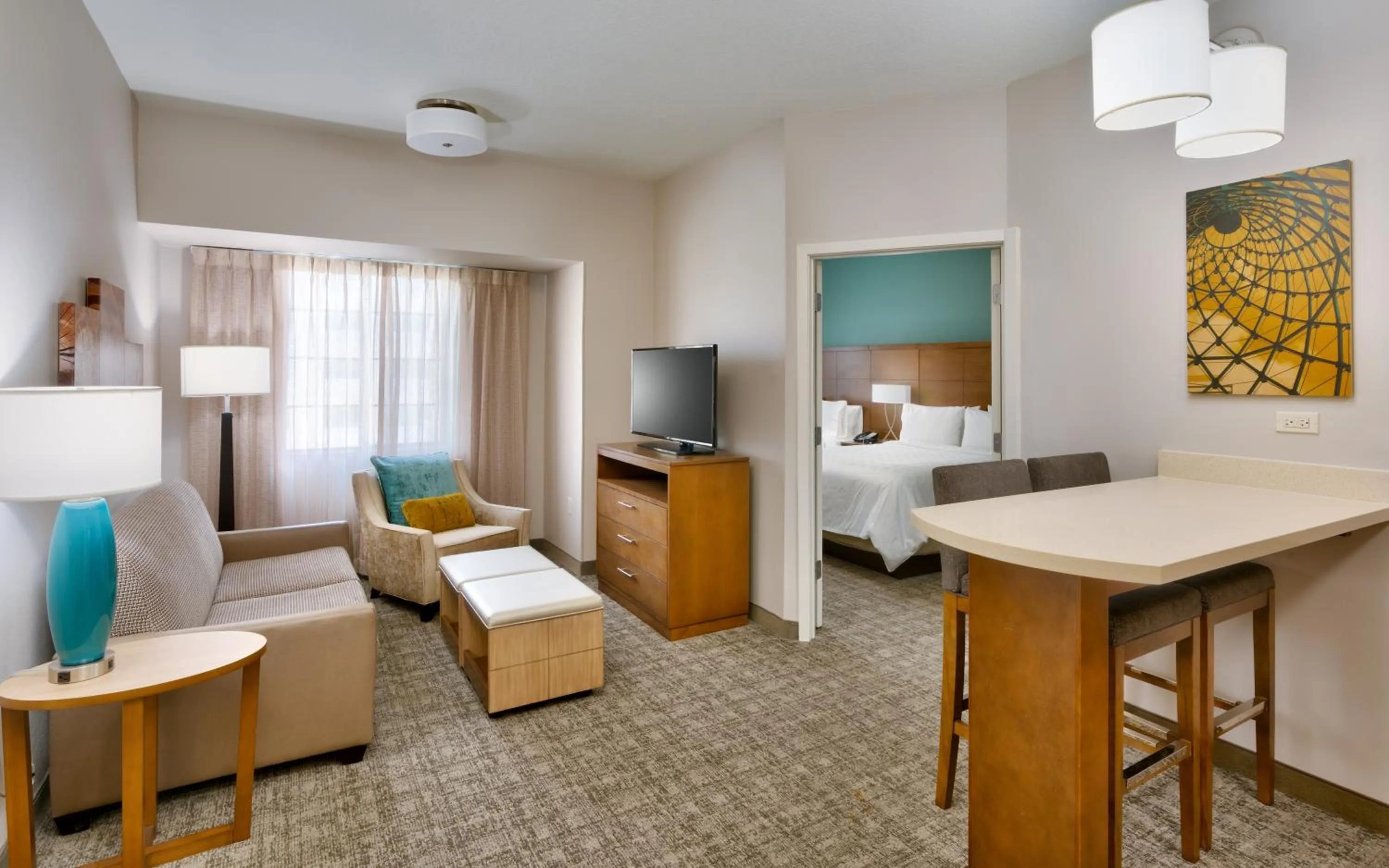Queen Room - Hearing Accessible - Non-Smoking in Staybridge Suites - Gainesville I-75 by IHG