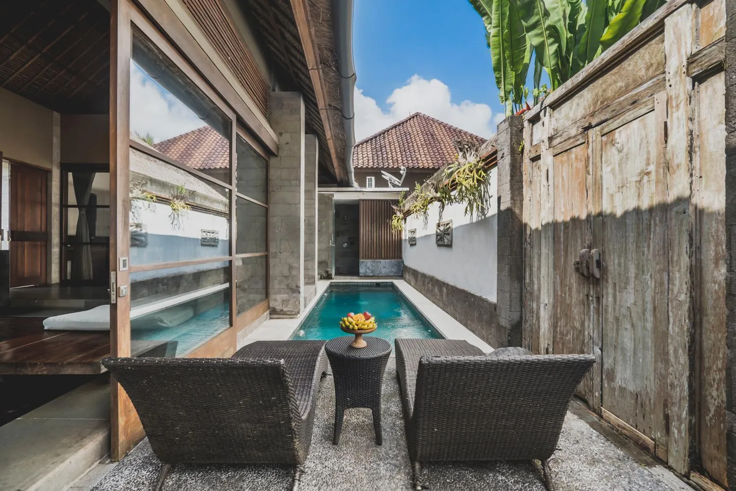 Family Two-Bedroom Villa with Private Pool in Luwak Estate