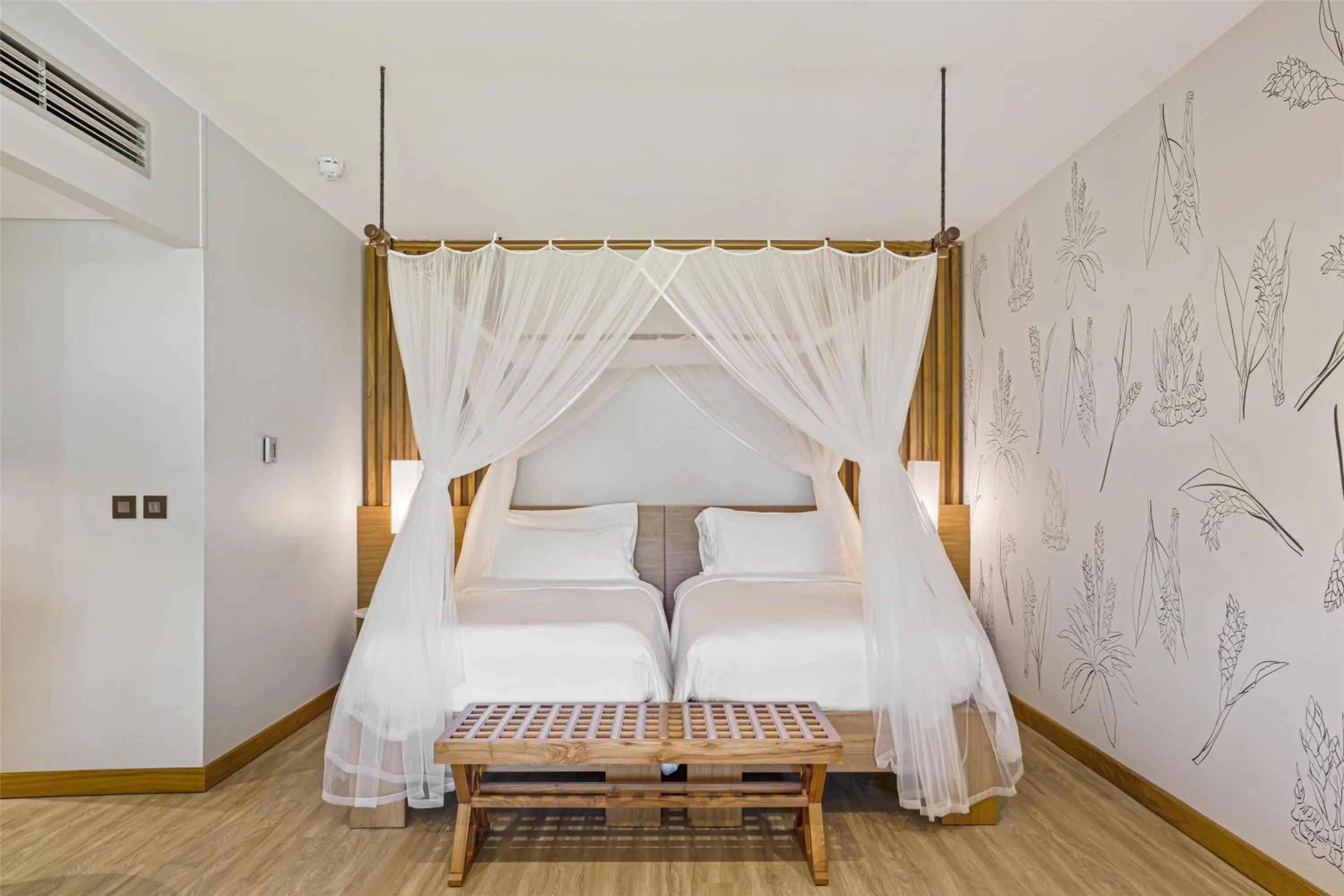 Deluxe Ocean View Garden Twin Room in Kempinski Seychelles Resort