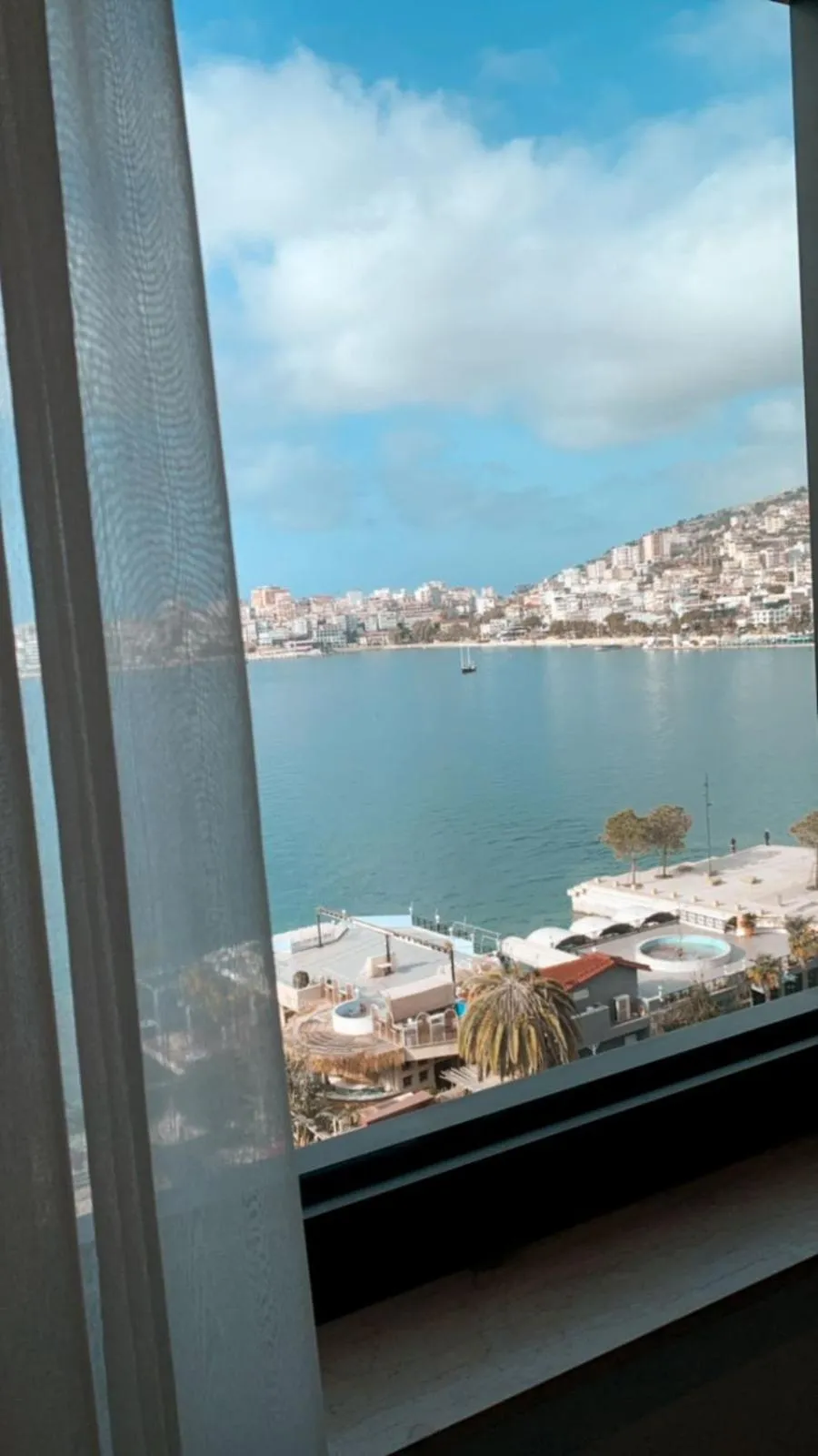 Deluxe Twin Room with Sea View - No Balcony in Hotel Saranda Butrinti, Affiliated by Melia