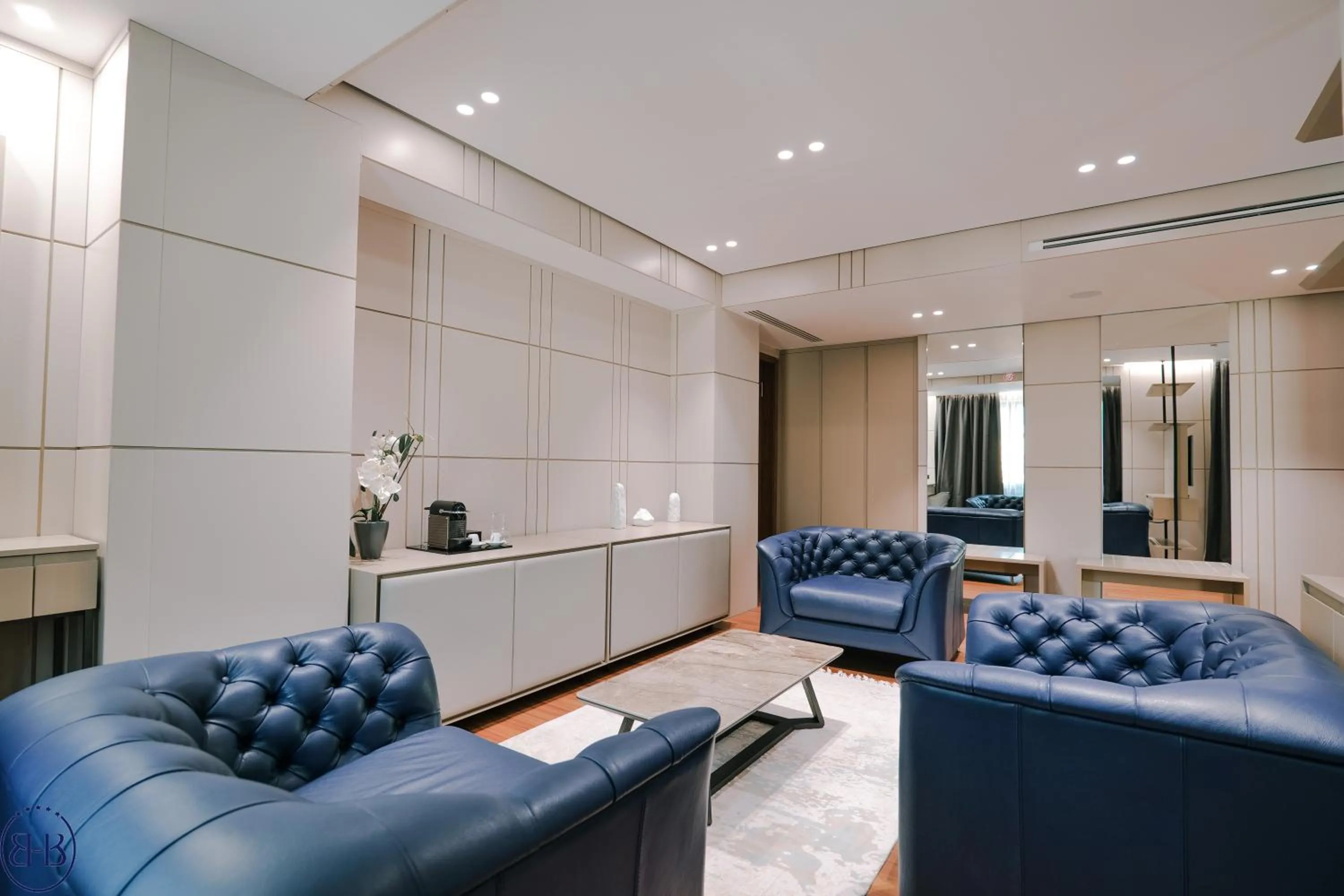 Executive Blue Suite with Balcony - Pool and Sea View in Hotel Saranda Butrinti, Affiliated by Melia