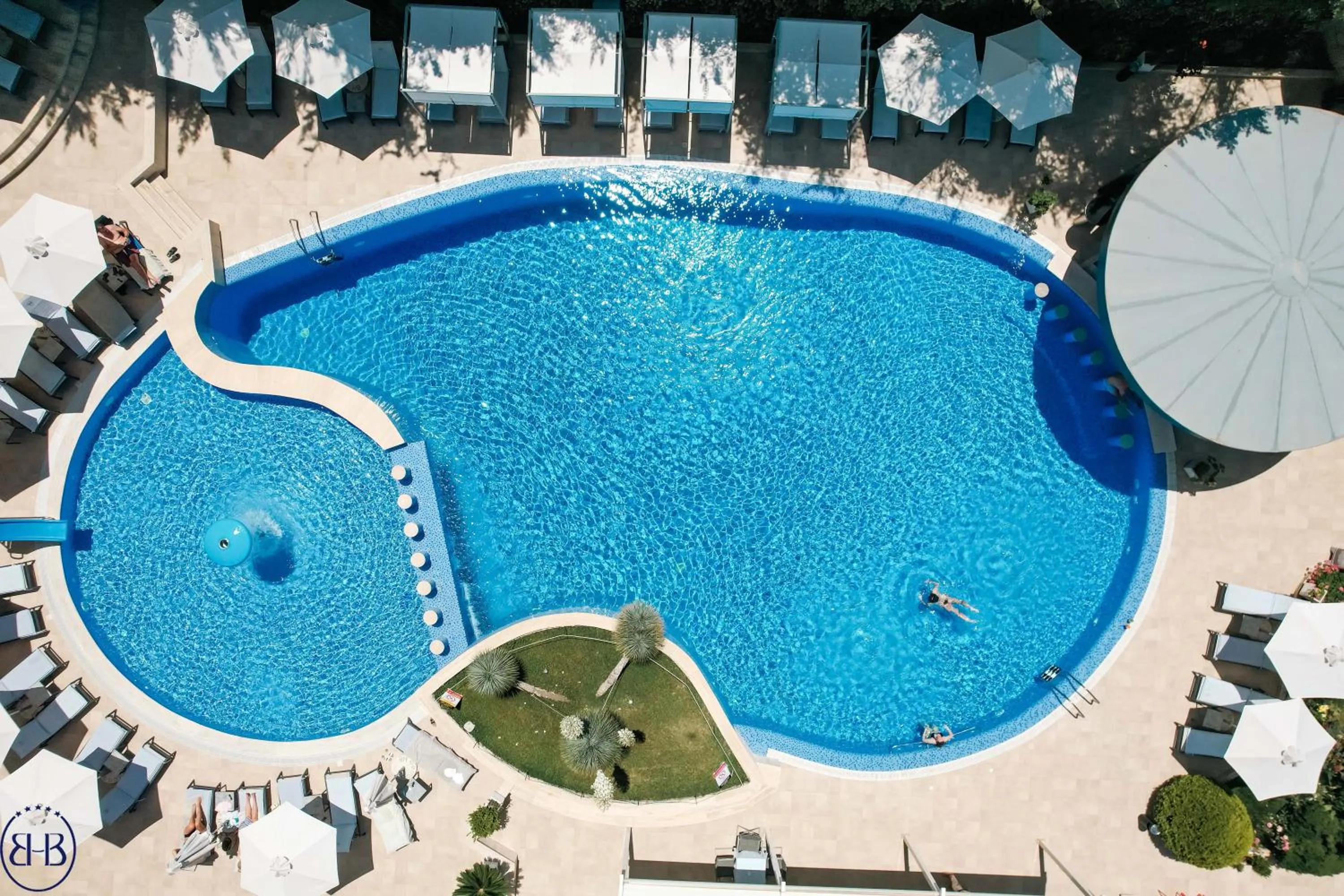 Deluxe Double or Twin Room with Balcony and Side View in Hotel Saranda Butrinti, Affiliated by Melia