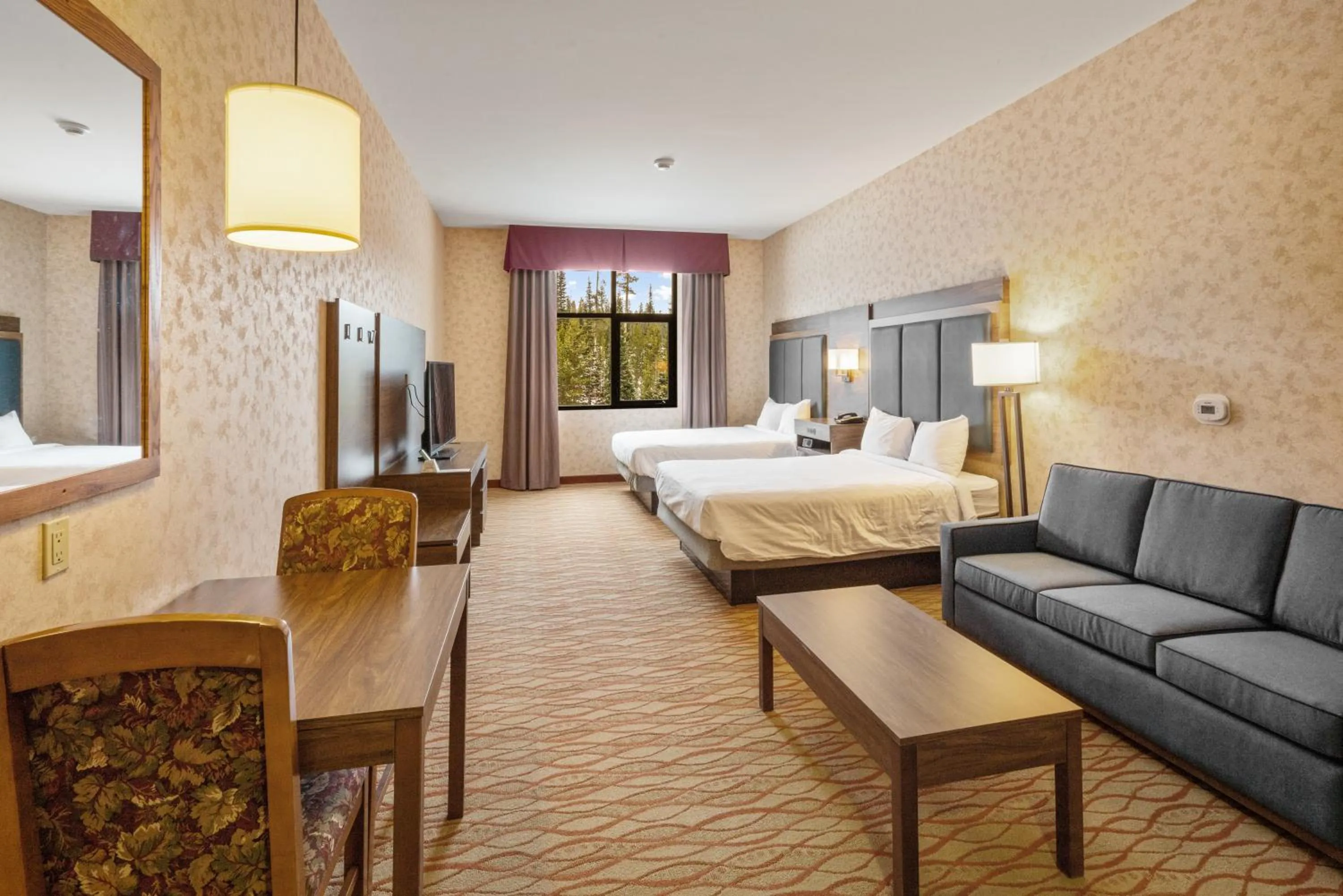 Two Queen Beds - Mountain View with Kitchenette in The Lodge at Big Sky