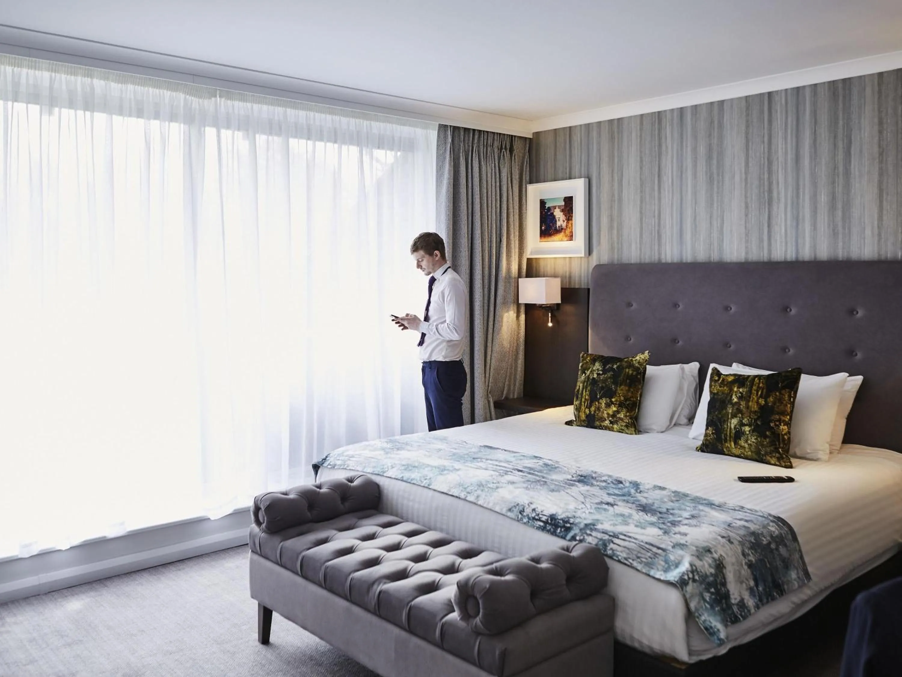 Junior King Suite with Patio or Balcony in Mercure Sheffield Kenwood Hall & Spa