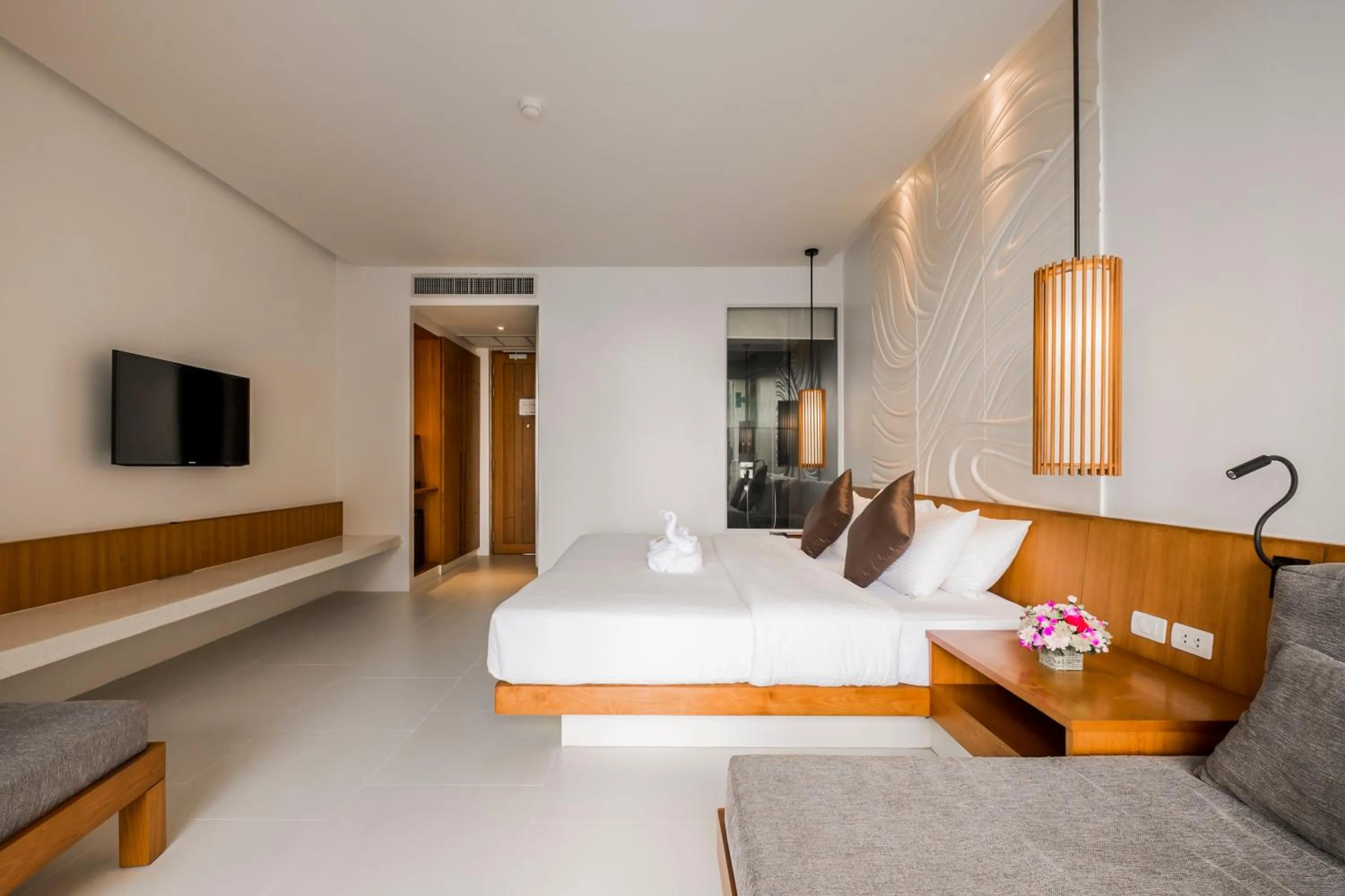 Double or Twin Room with Pool View in G Hua Hin Resort & Mall