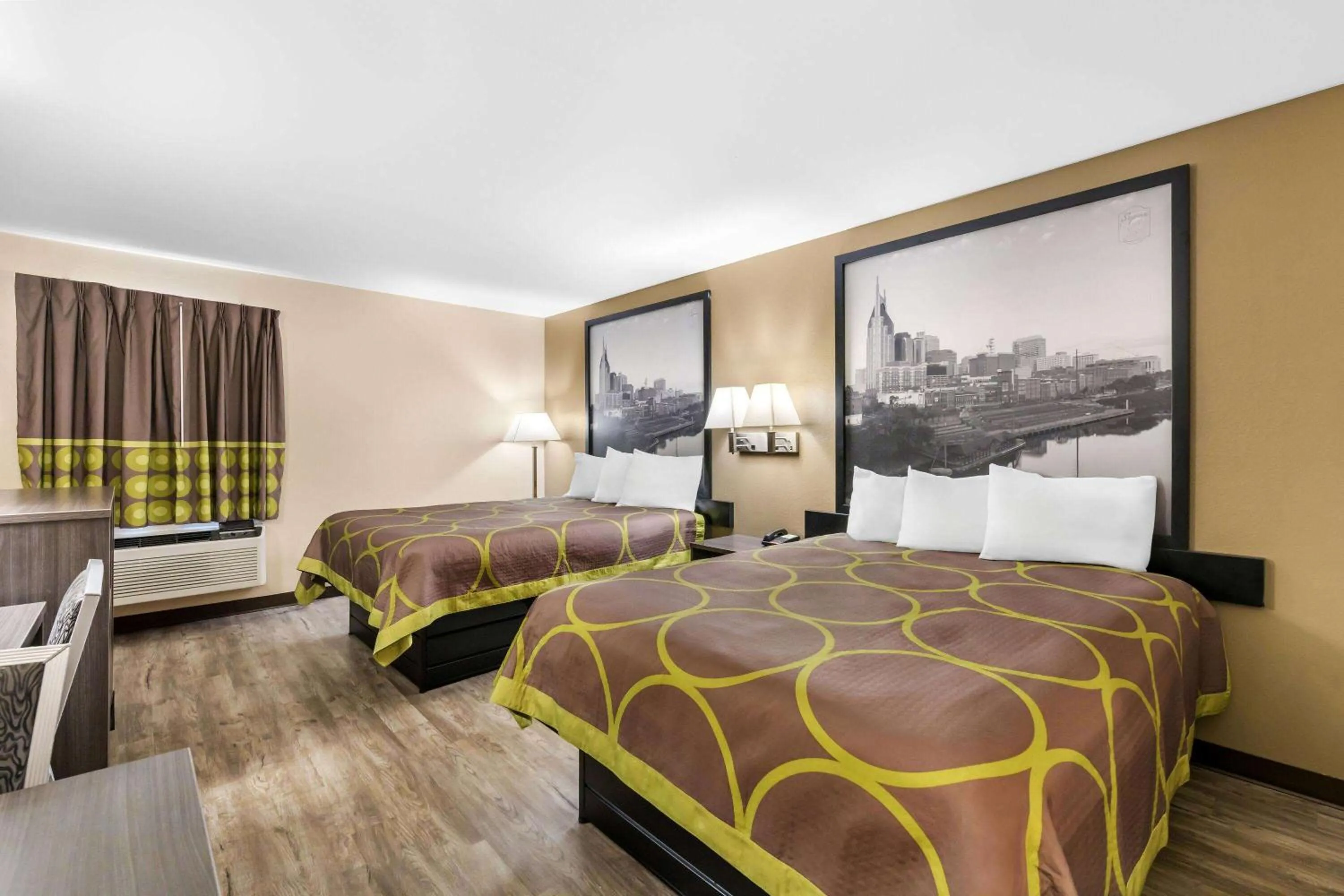 Deluxe Queen Room with Two Queen Beds - Non-Smoking in Super 8 by Wyndham Dickson